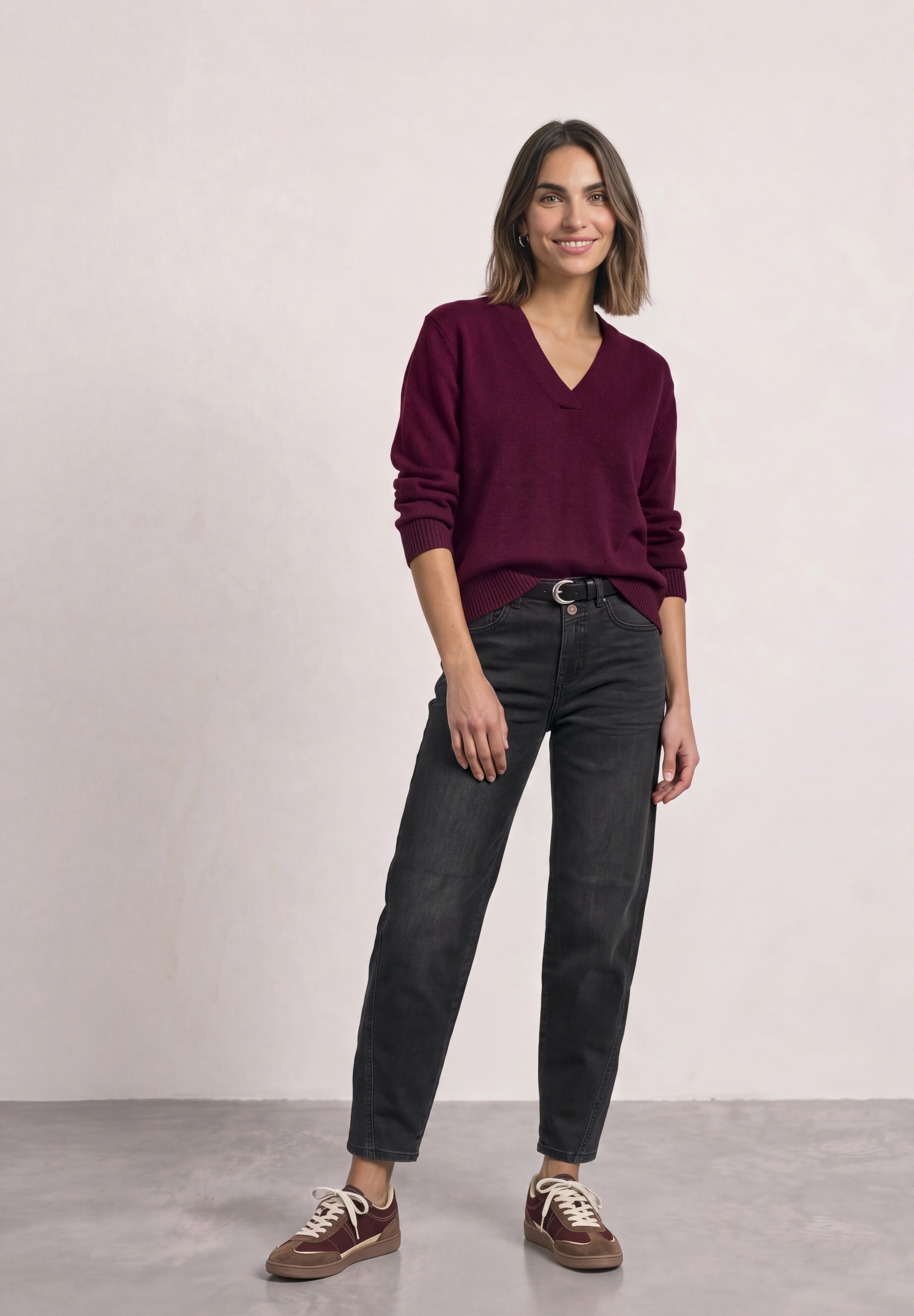 STREET ONE Loose-fit-Jeans High Waist