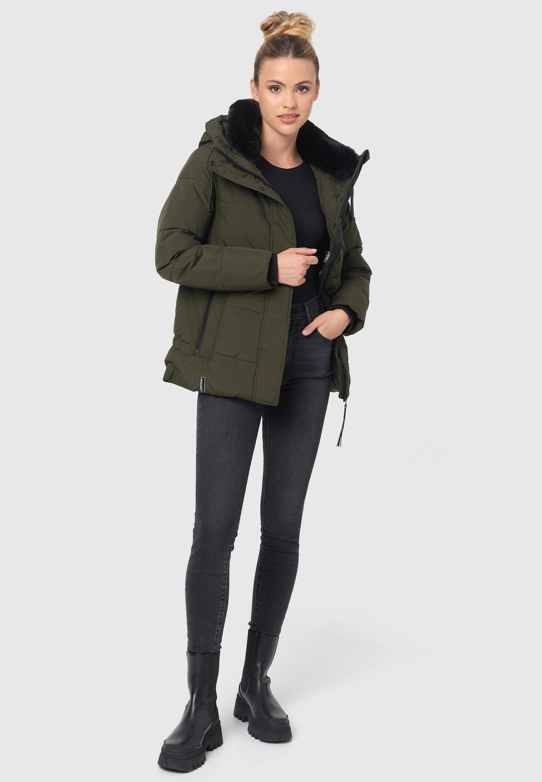 Navahoo Steppjacke »Sag ja XIV«, mit Kapuze, Warme gesteppte Winterjacke mit Kapuze