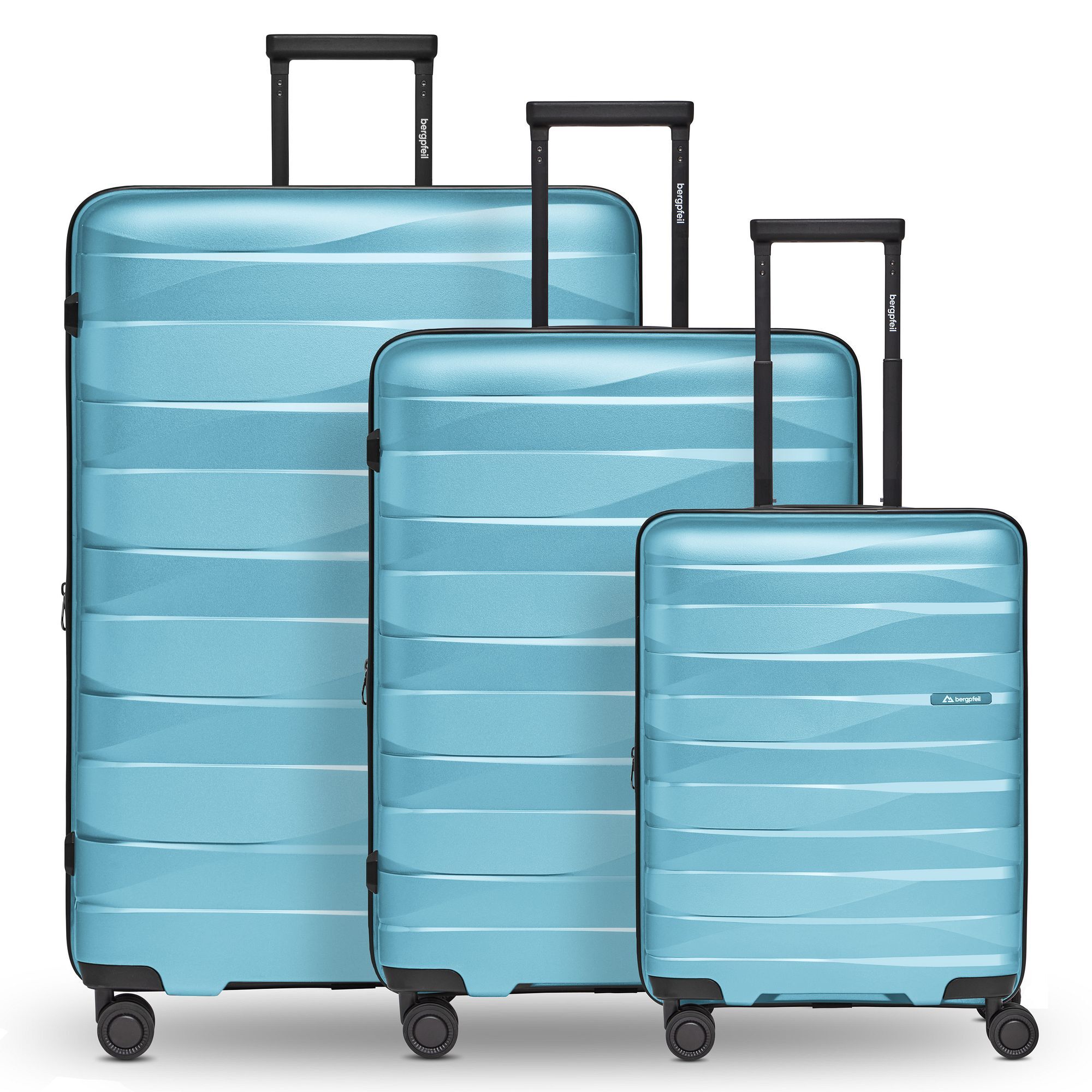 Bergpfeil "Travel 4-Rollen Kofferset 3-tlg. mit Dehnfalte"