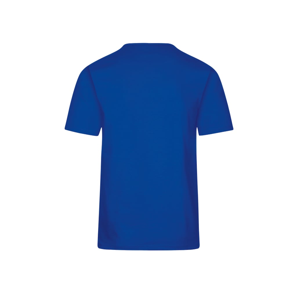 Trigema T-Shirt »TRIGEMA T-Shirt mit Knopfleiste DELUXE Baumwolle«, (1 tlg.)