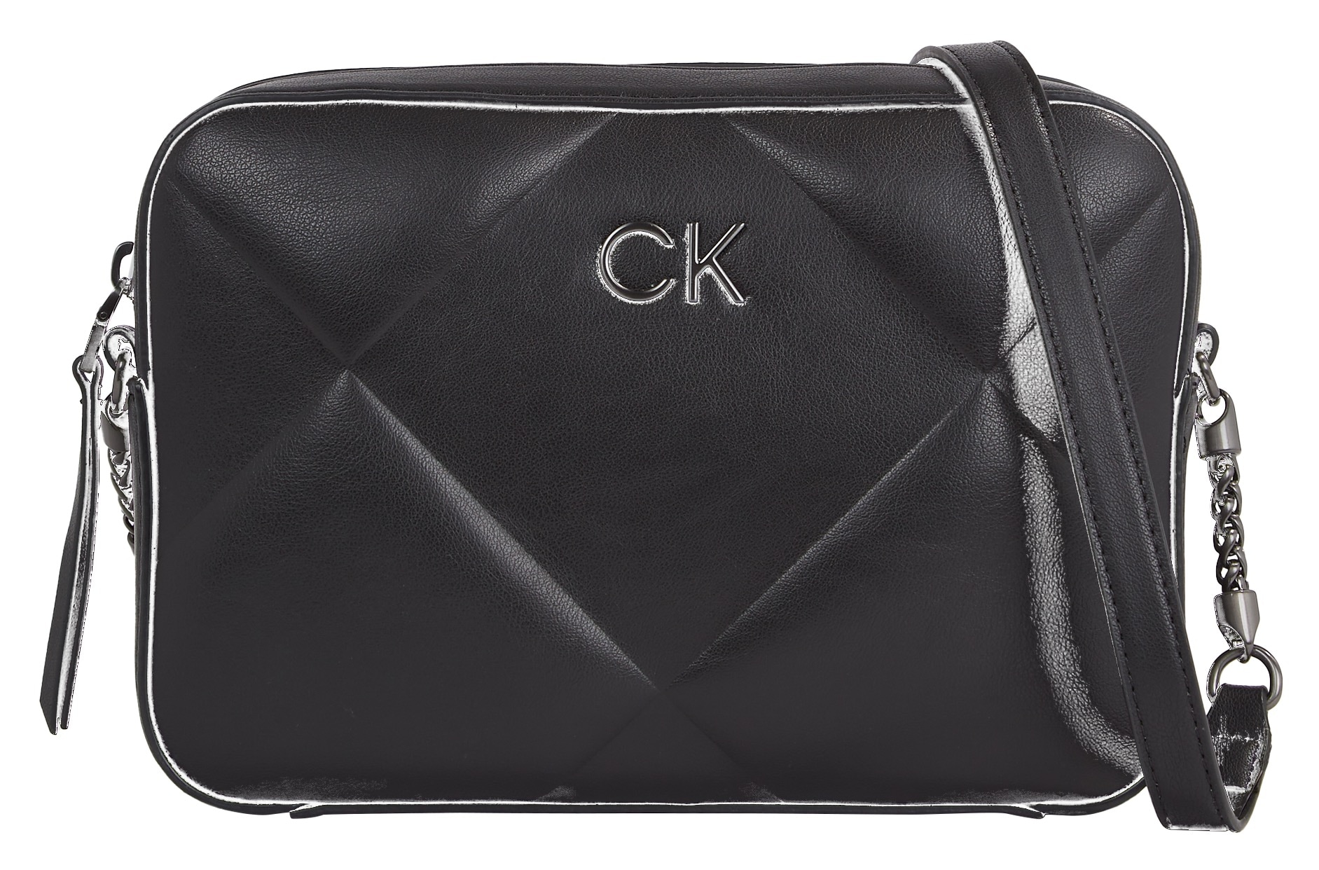 Calvin Klein Mini Bag »RE-LOCK QUILT CAMERA BAG«, mit modischem Strukturmuster