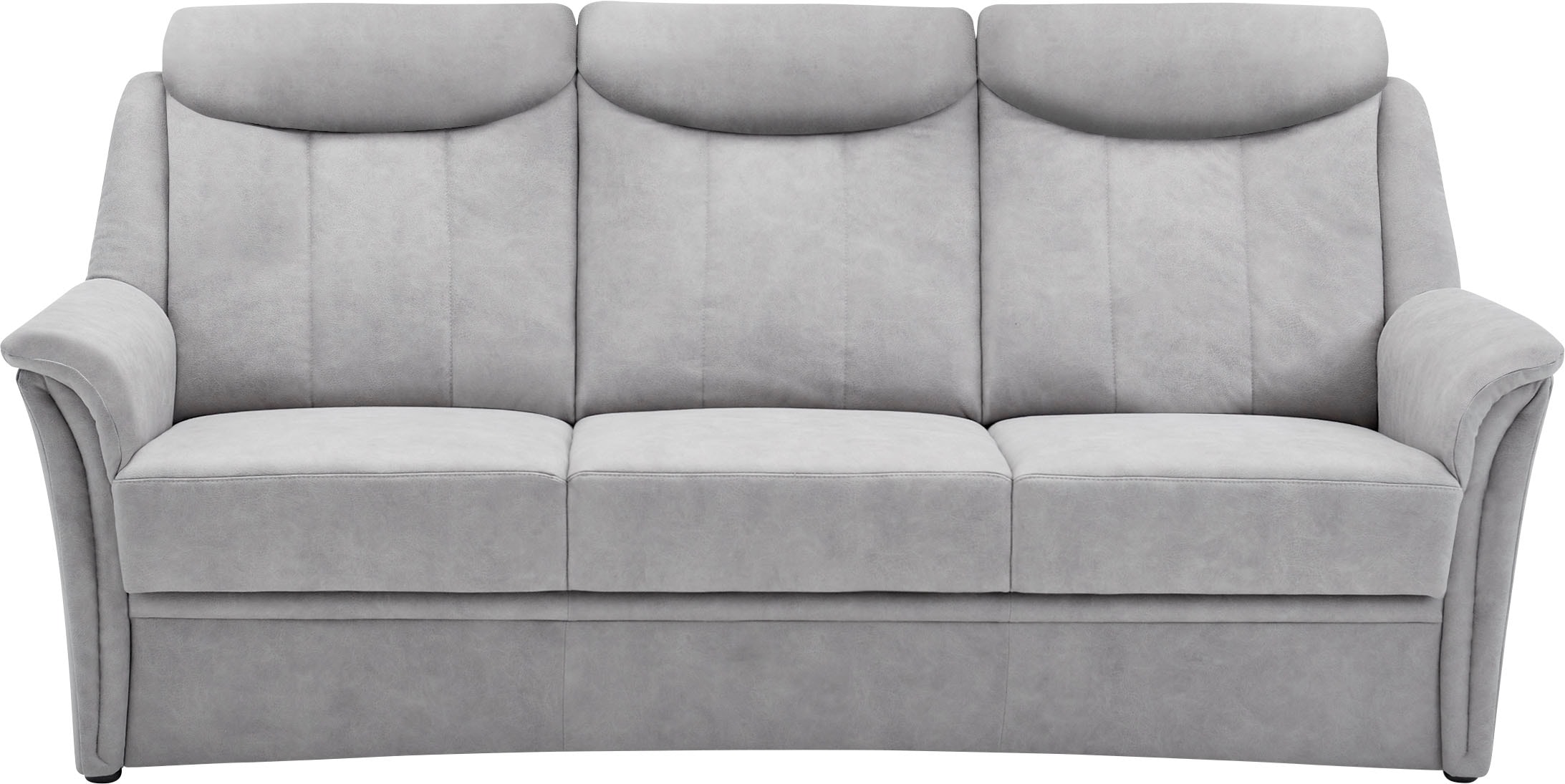 VILLA BECK Polstergarnitur »Lugano«, (Set, 3 tlg.), Kopfteilverstellung, in Sitzhöhe 49 cm, 3-Sitzer und 2x Sessel