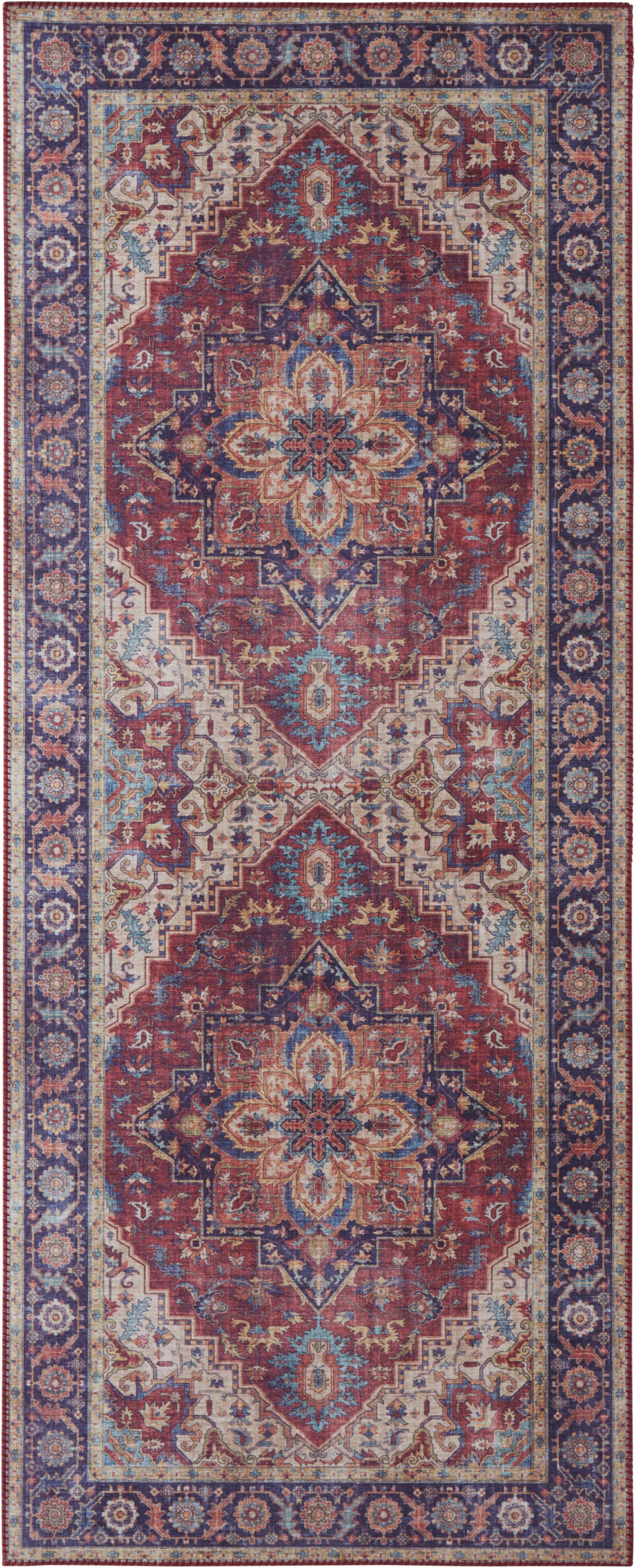 NOURISTAN Teppich »Anthea«, rechteckig, 5 mm Höhe, Orientalisch, Läufer, Vintage, Wohnzimmer, Schlafzimmer, Esszimmer