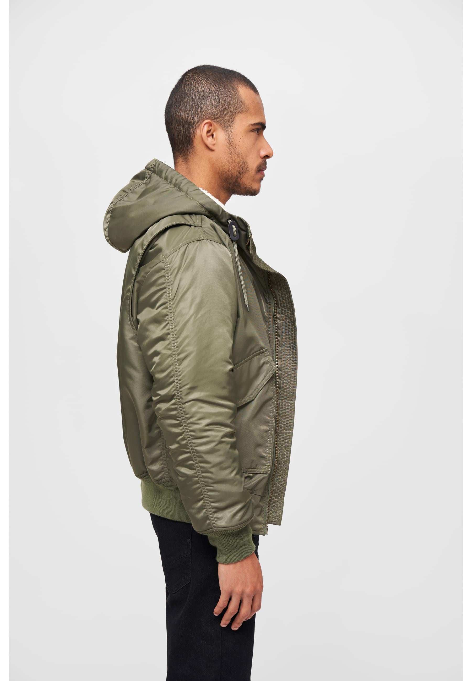 Brandit Bomberjacke »Brandit Herren CWU Jacket hooded«, (1 St.), mit Kapuze