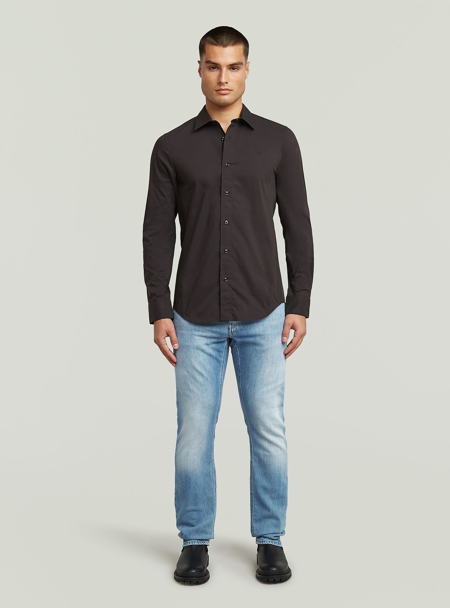 G-STAR Langarmshirt »Uniform Slim Hemd«