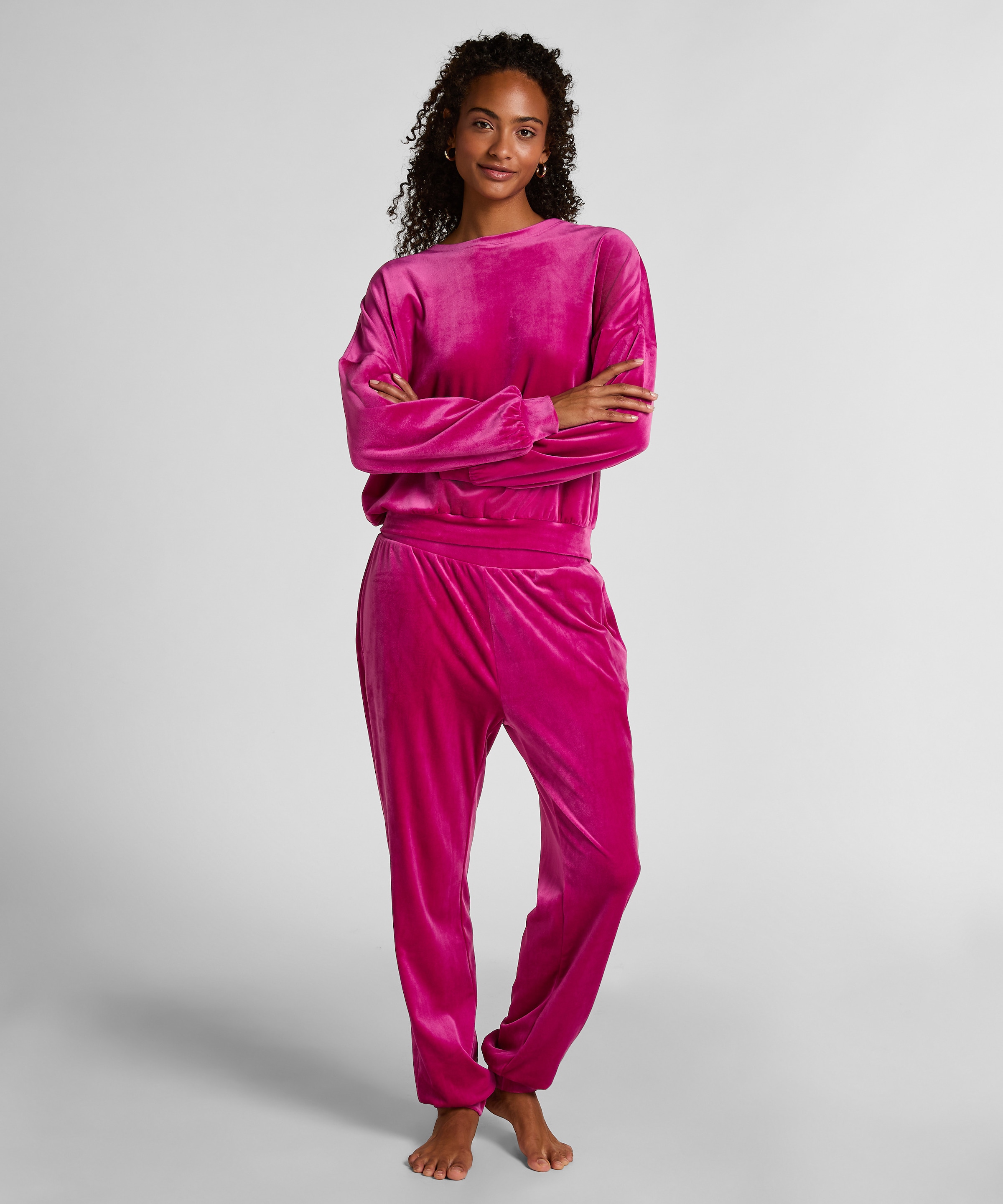 Hunkemöller Pyjama »Velours Top«