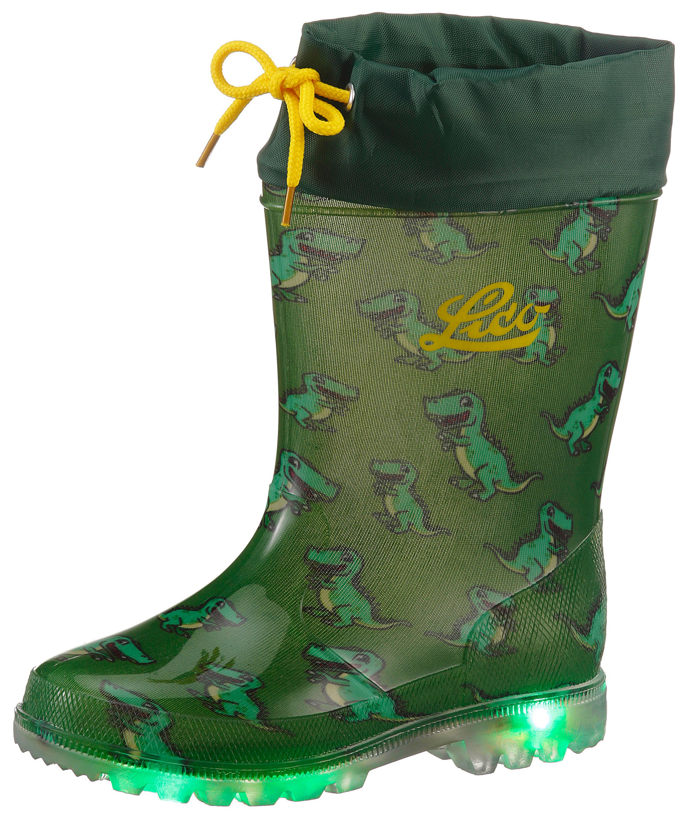 Bottes En Caoutchouc 'Power Blinky' LICO En Turquoise ABOUT YOU