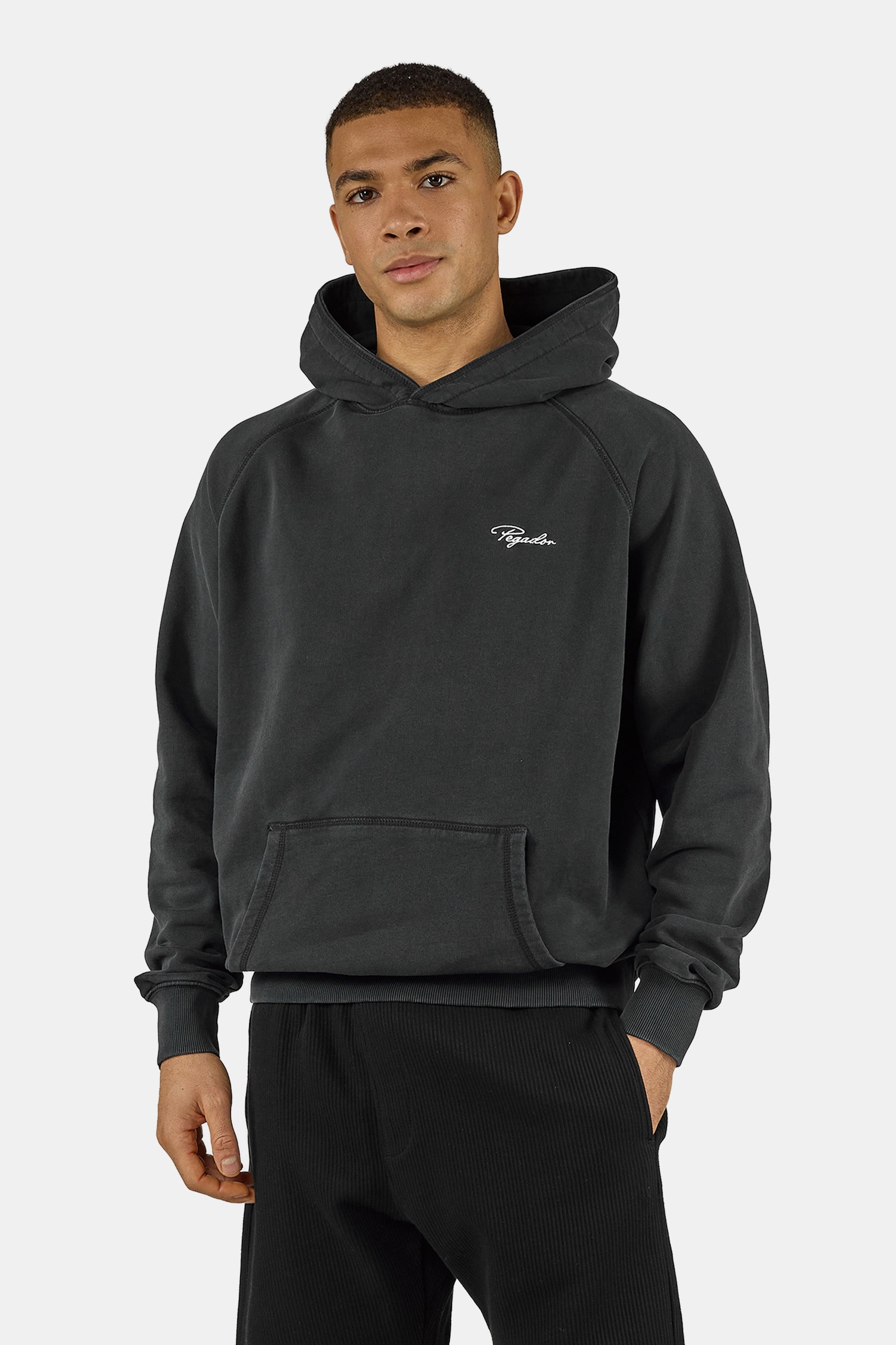 PEGADOR Kapuzensweatshirt "Signar Terry Raglan Hoodie", Baumwollmischung, r günstig online kaufen