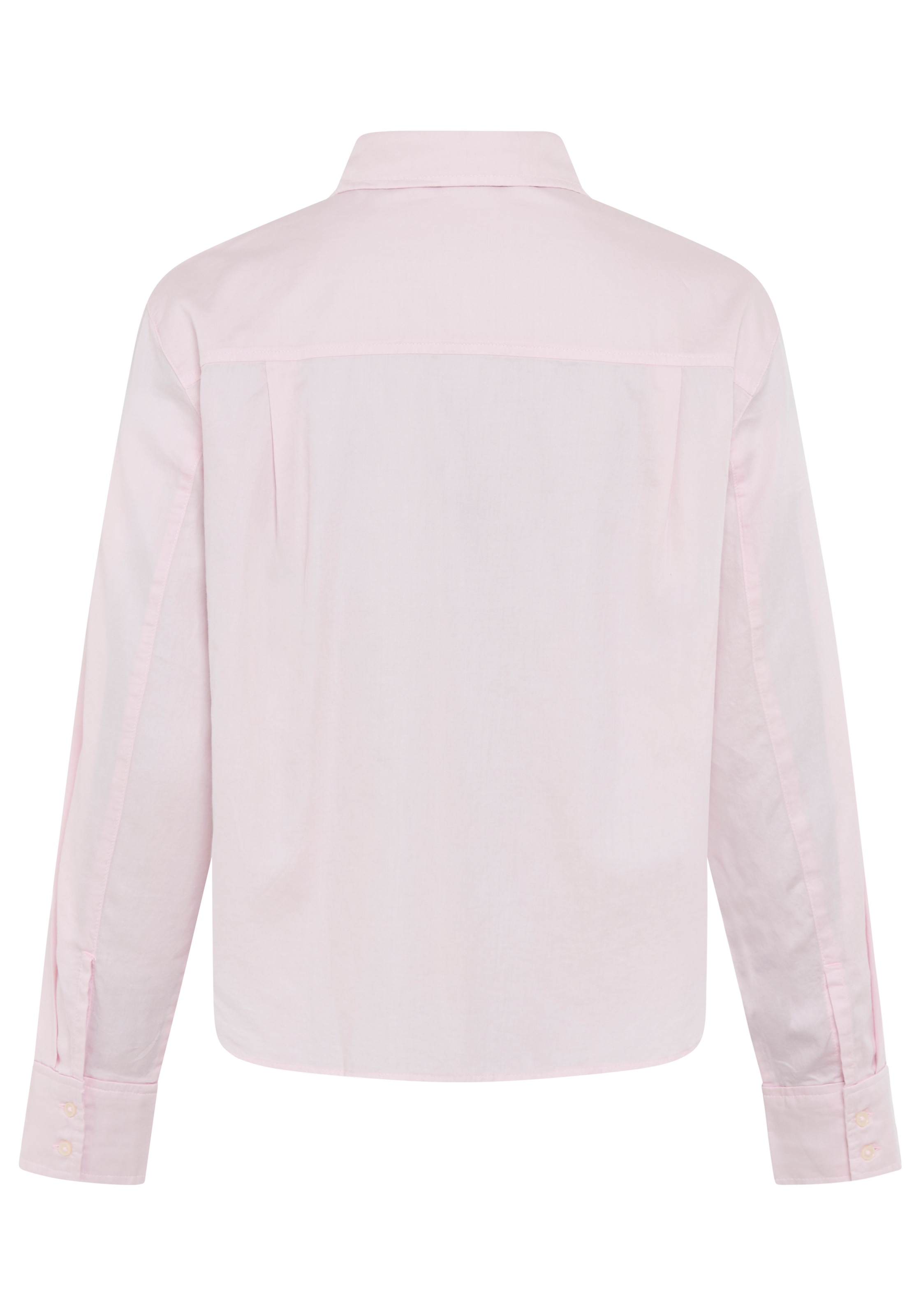 Marc O'Polo Langarmbluse relaxed fit cropped aus Baumwoll-Satin