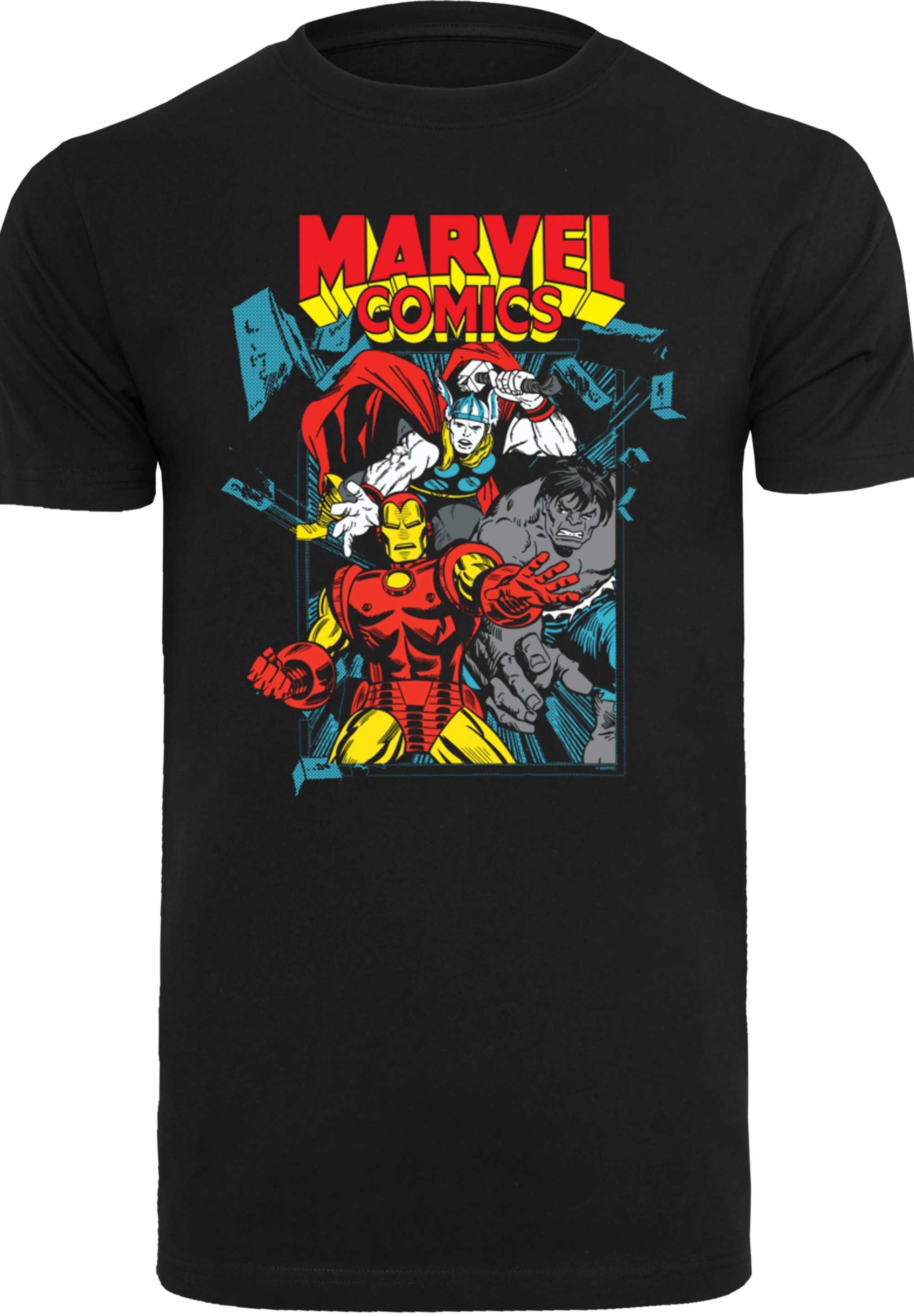 F4NT4STIC T-Shirt »T-Shirt 'Marvel Comics Trio Pose'«, Herren,Premium Merch,Regular-Fit,Basic,Logo Print