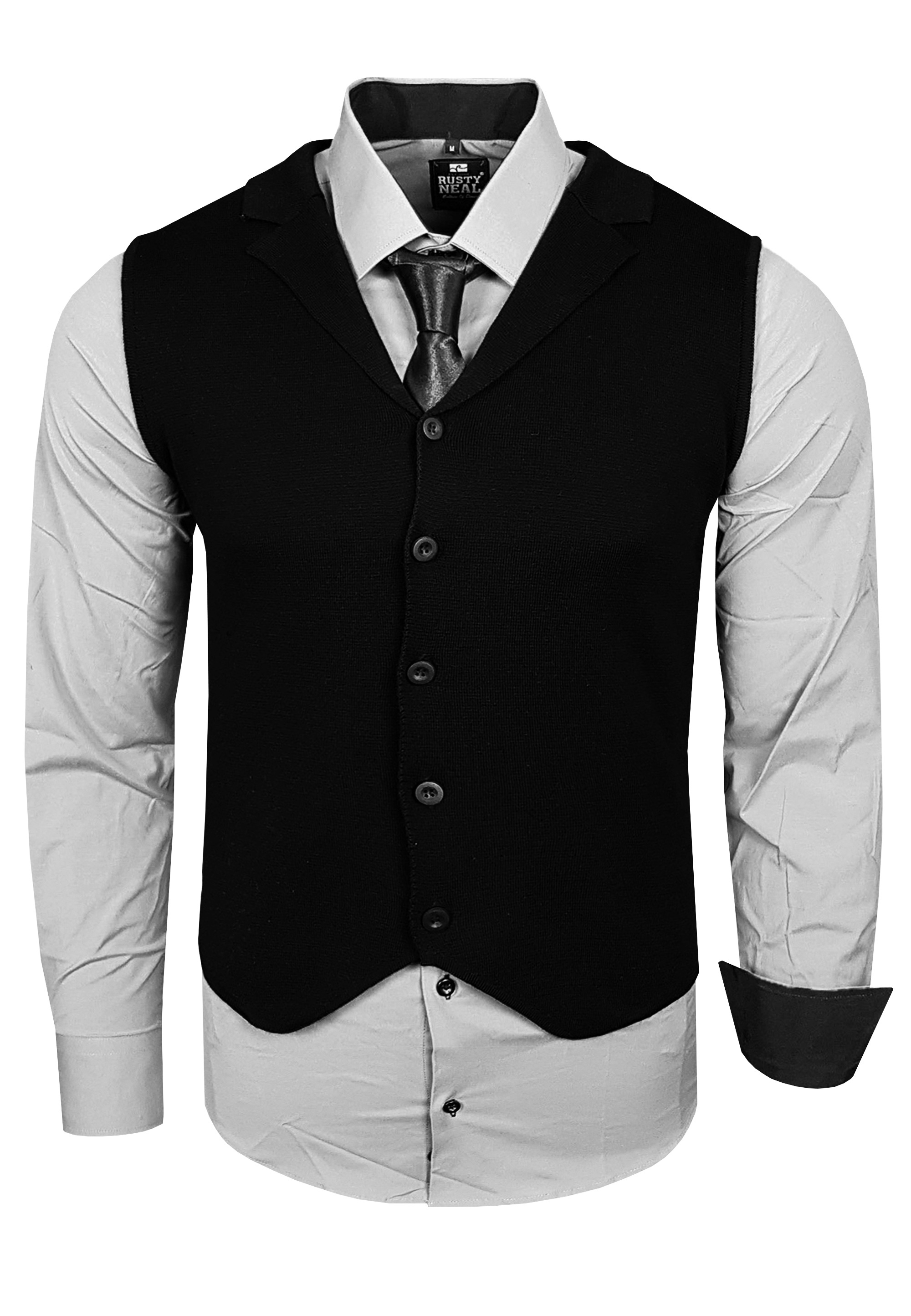 Rusty Neal Langarmhemd, bestehend Weste bestellen Krawatte aus BAUR ▷ | Hemd, und