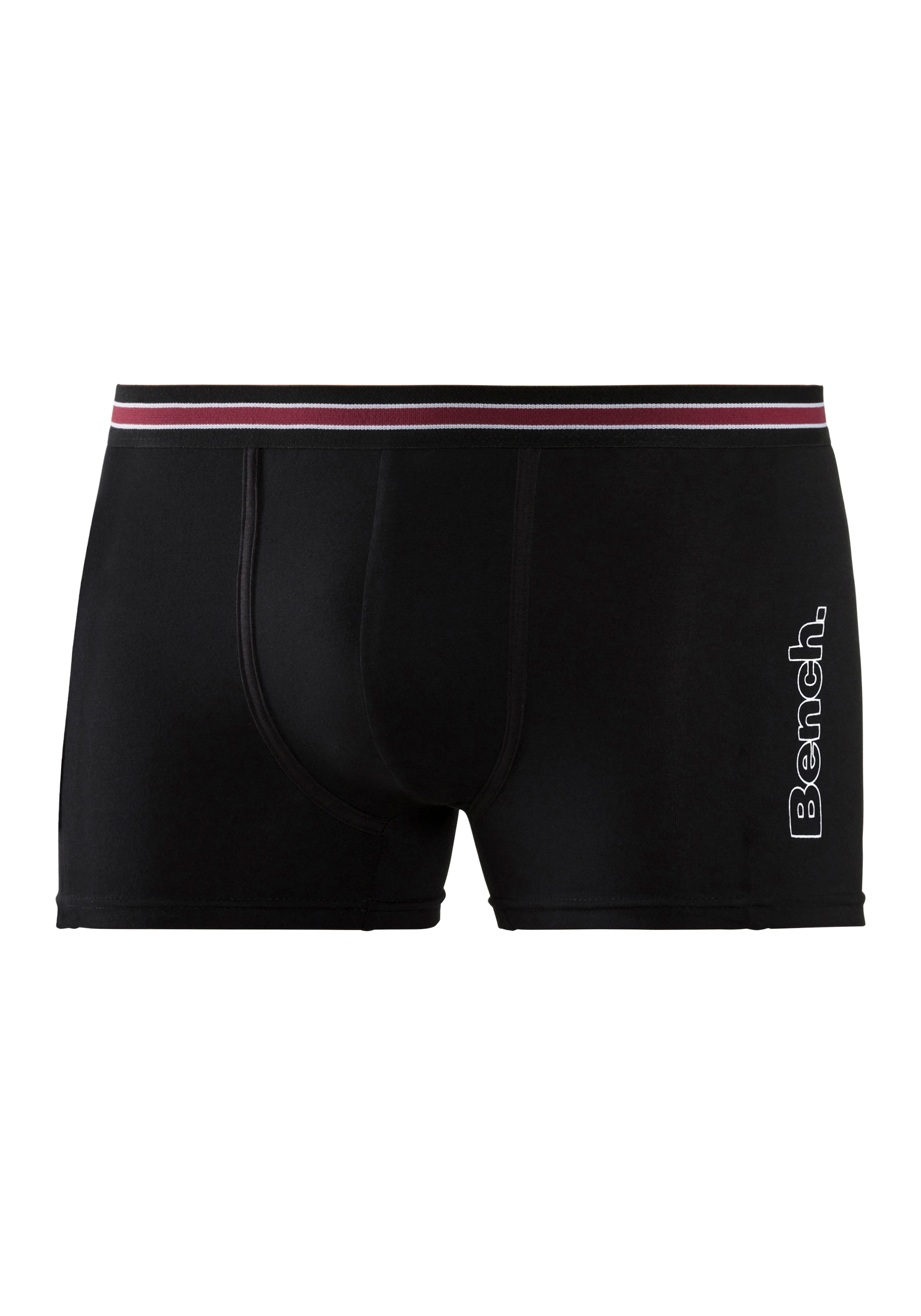 Bench. Boxer »Boxershorts für Herren«, (Packung, 4 St.), Unterhosen mit seitlichem Logo Druck