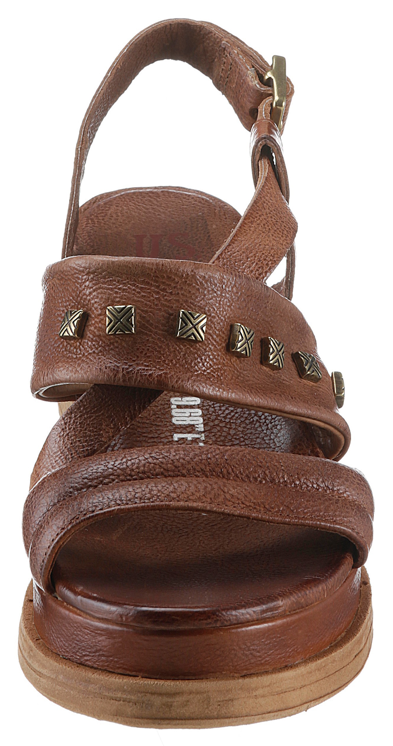 A.S.98 Sandalette »DUST«, Sommerschuh, Sandale, Keilabsatz, mit eckigen Nieten besetzt