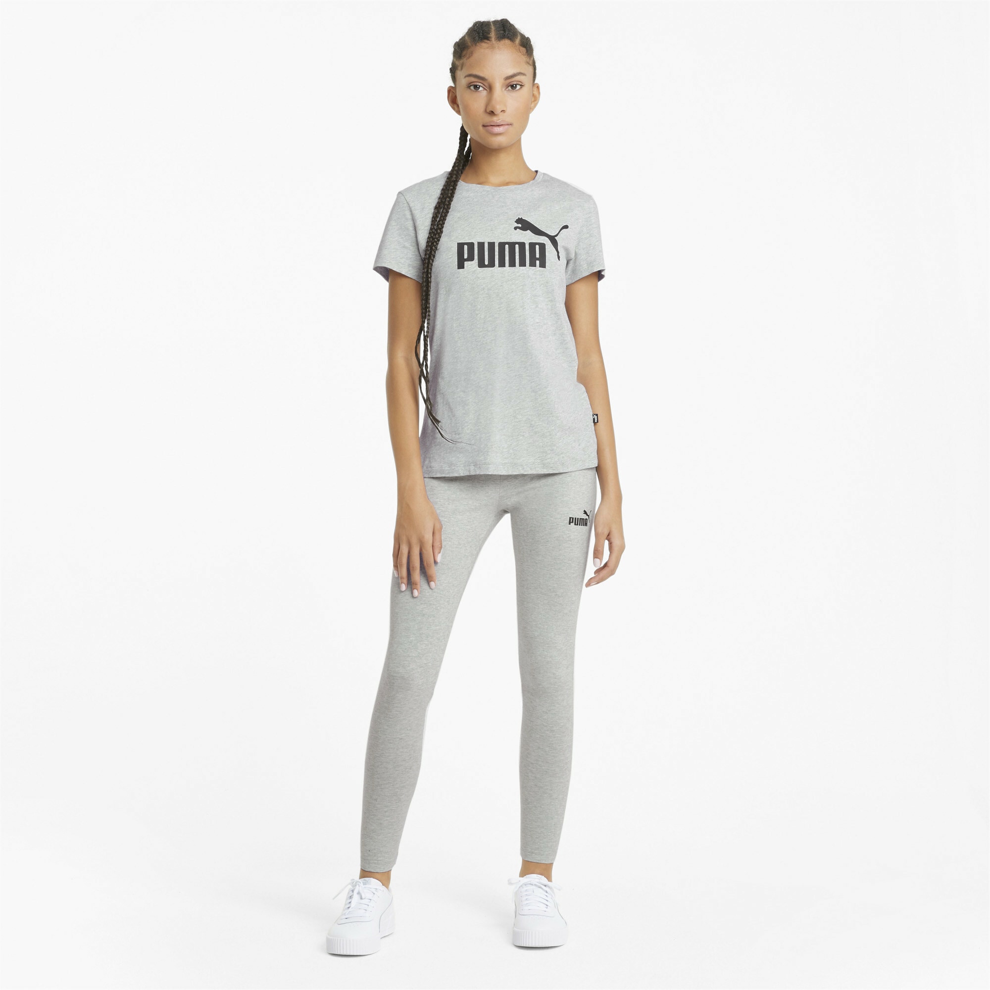 PUMA T-Shirt »Essentials Logo T-Shirt Damen«