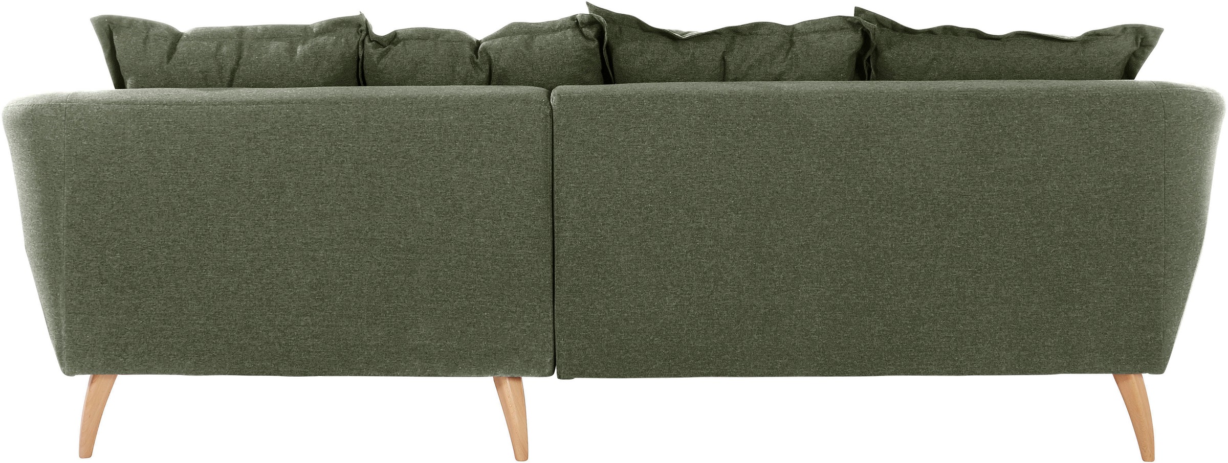 Home affaire Ecksofa »Baggio formschöne Polsterecke, bequem, Breite 277cm, L-Form« Zierkissen inklusive