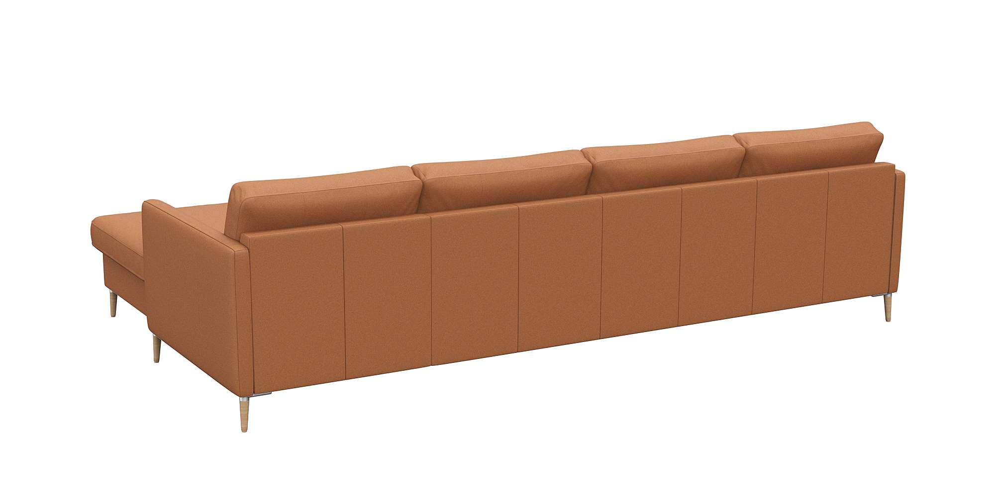 Thumbnail - FLEXLUX Ecksofa "Fiore, L-Form, bequem und komfortabel durch hochwertigem Sitzaufbau", schmale Armlehnen, Kaltschaum, Fü...