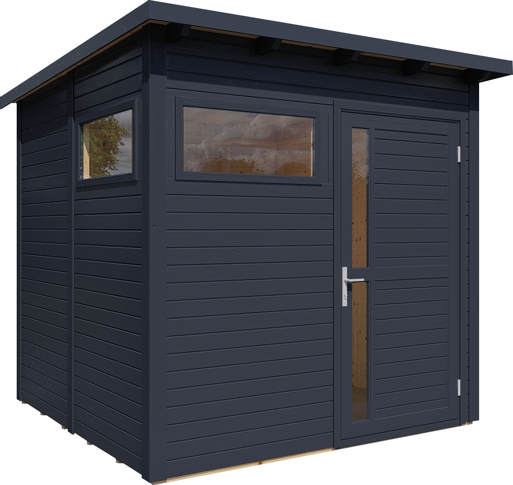 BERTILO Gartenhaus "Pentus 2 anthrazit" günstig online kaufen