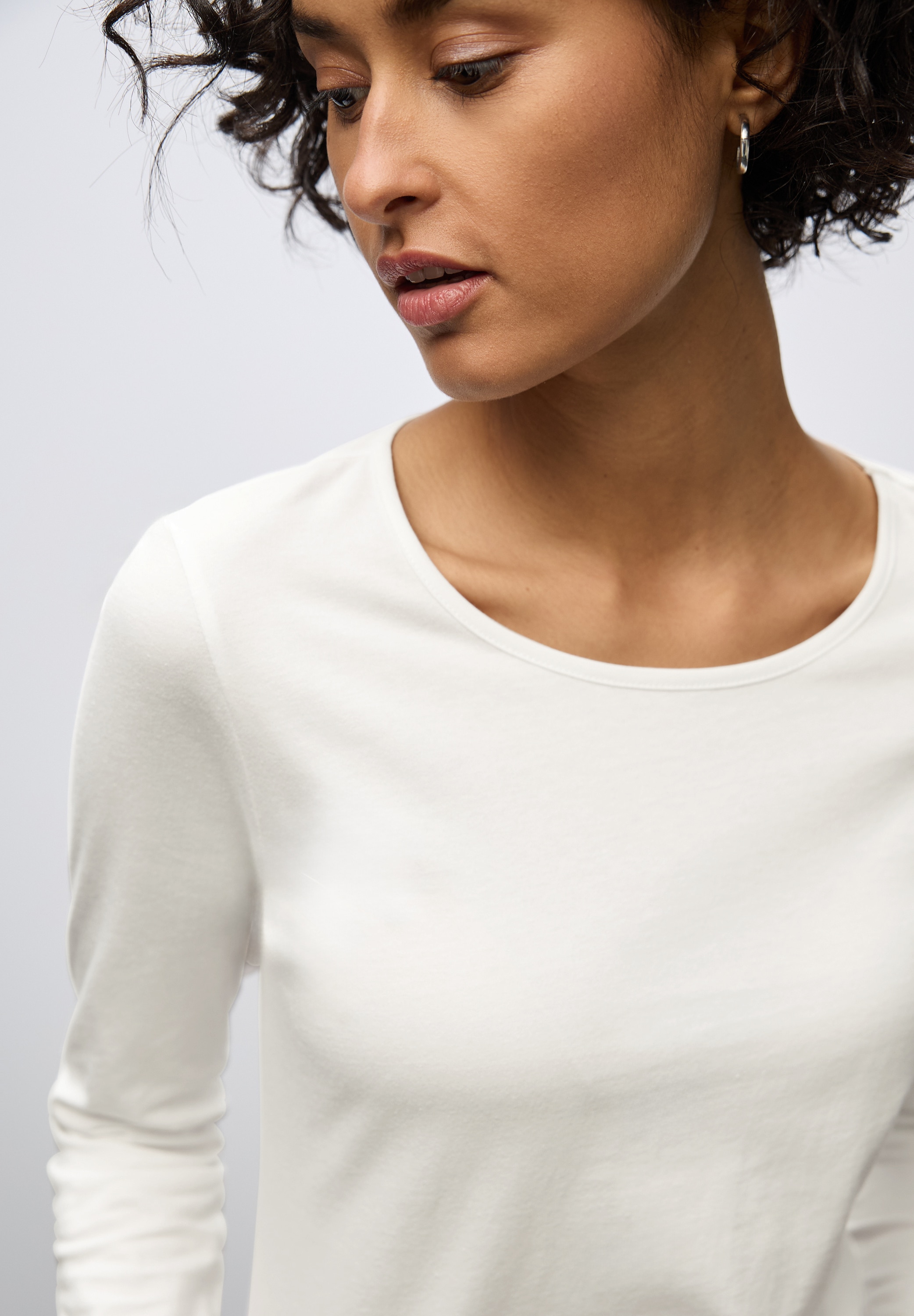 STREET ONE Langarmshirt Basic