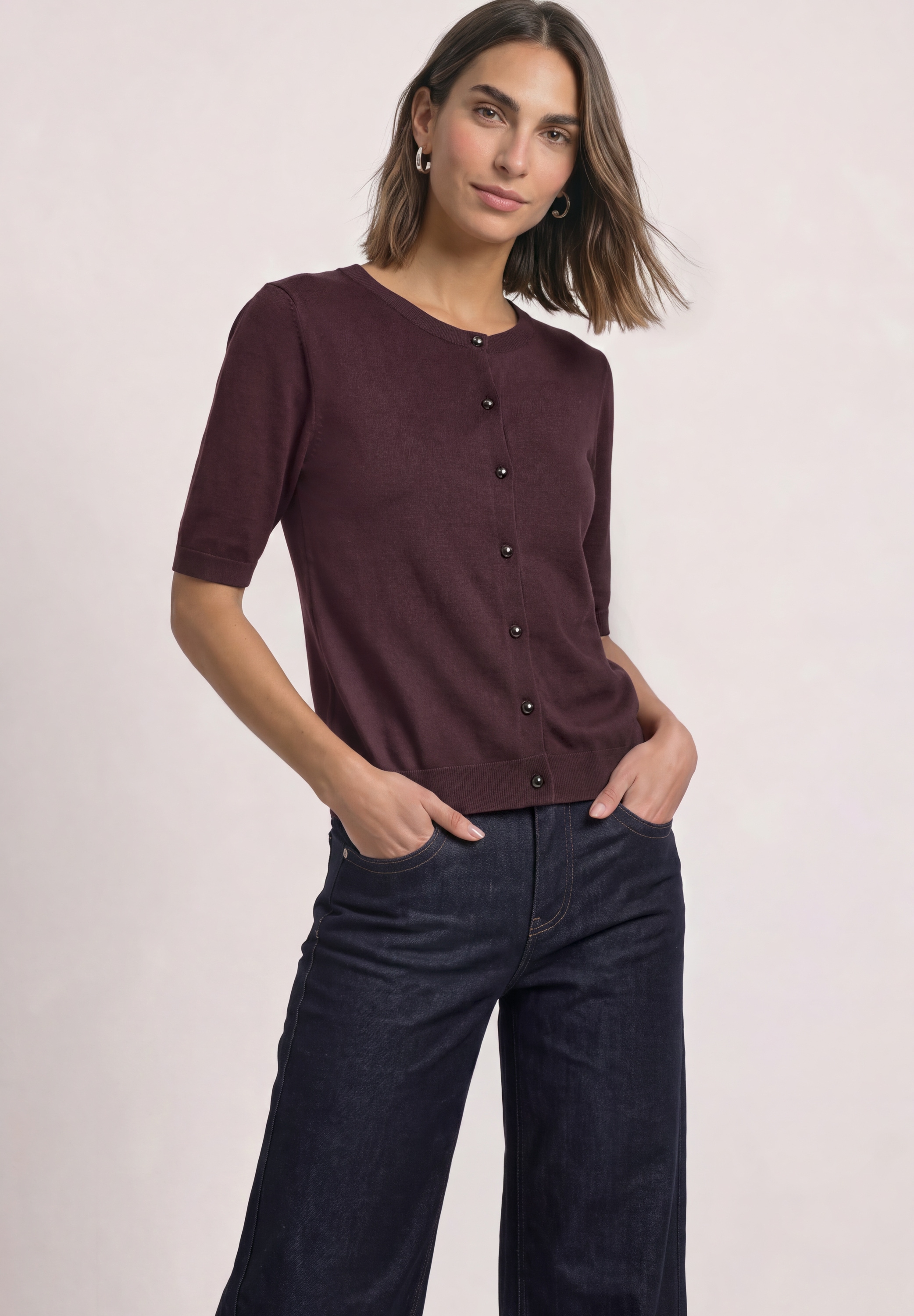 STREET ONE Cardigan mit Knopfleiste