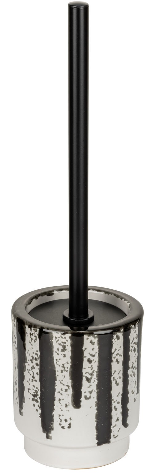 WENKO WC-Garnitur "Subiza" aus Edelstahl  Keramik  Kunststoff handbemalte K günstig online kaufen