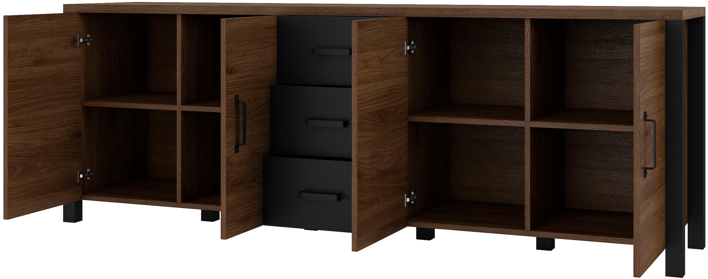 Home affaire Sideboard "Olin", Breite 220cm günstig online kaufen