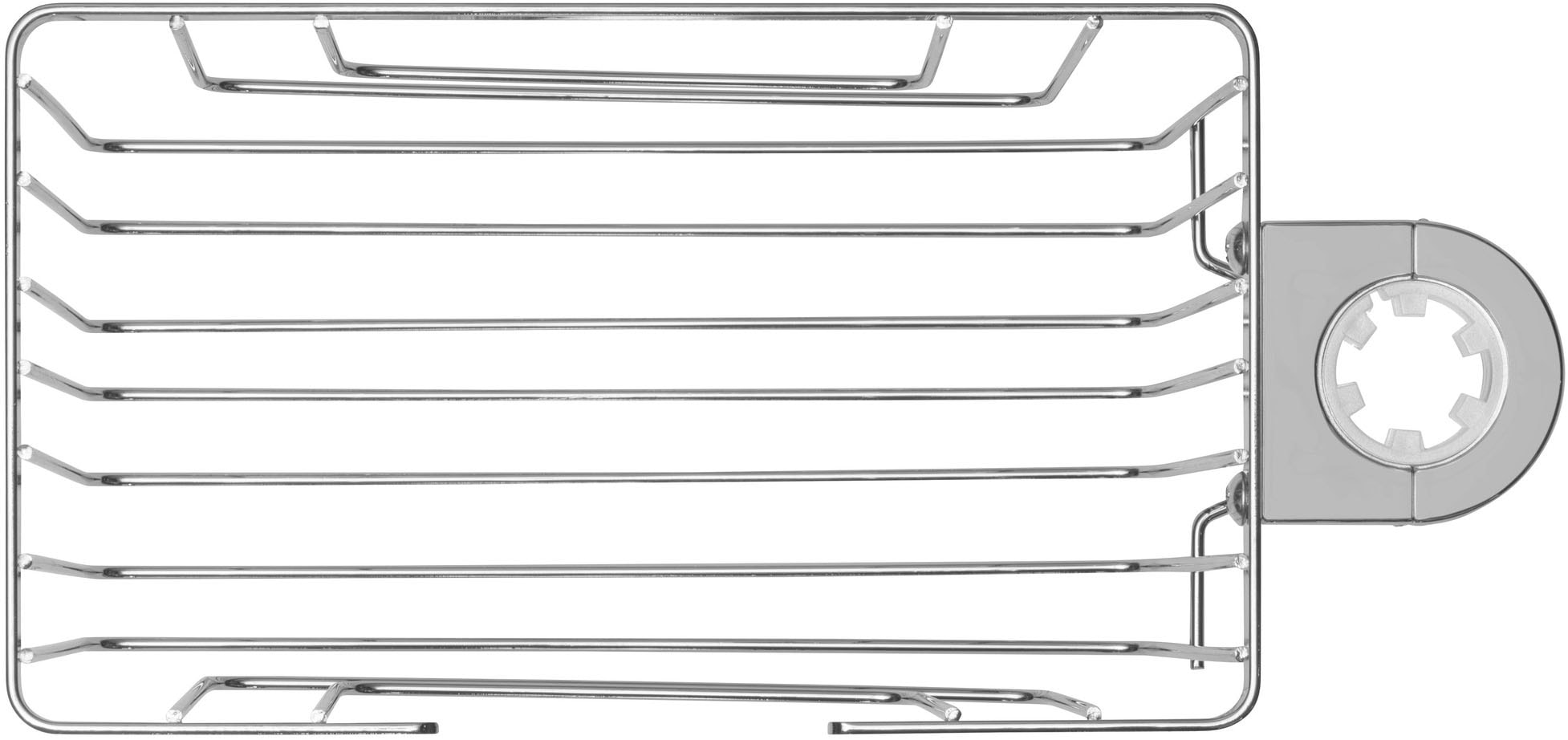 WENKO Duschablage »Valognes« Duschstangencaddy aus rostfreiem Edelstahl, Montage ohne Bohren