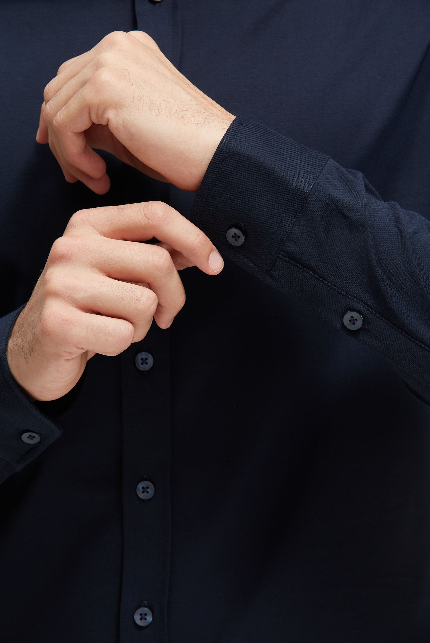 CMPD Langarmhemd aus Baumwolle