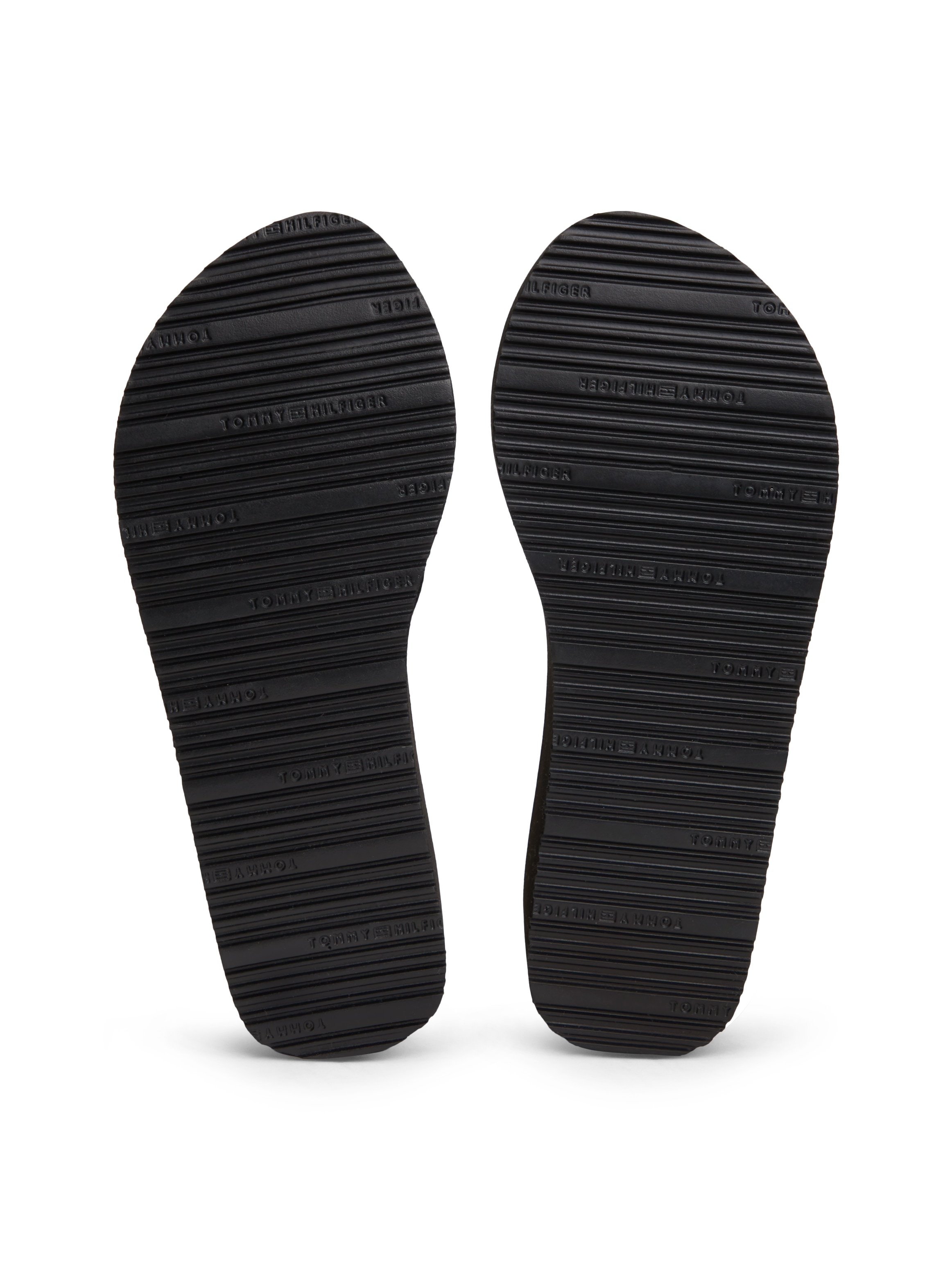 Tommy Hilfiger Zehentrenner »TH WEDGE SUMMER SANDAL MONO«  Keilabsatz, Plateau, Dianette mit TH-Logoprint