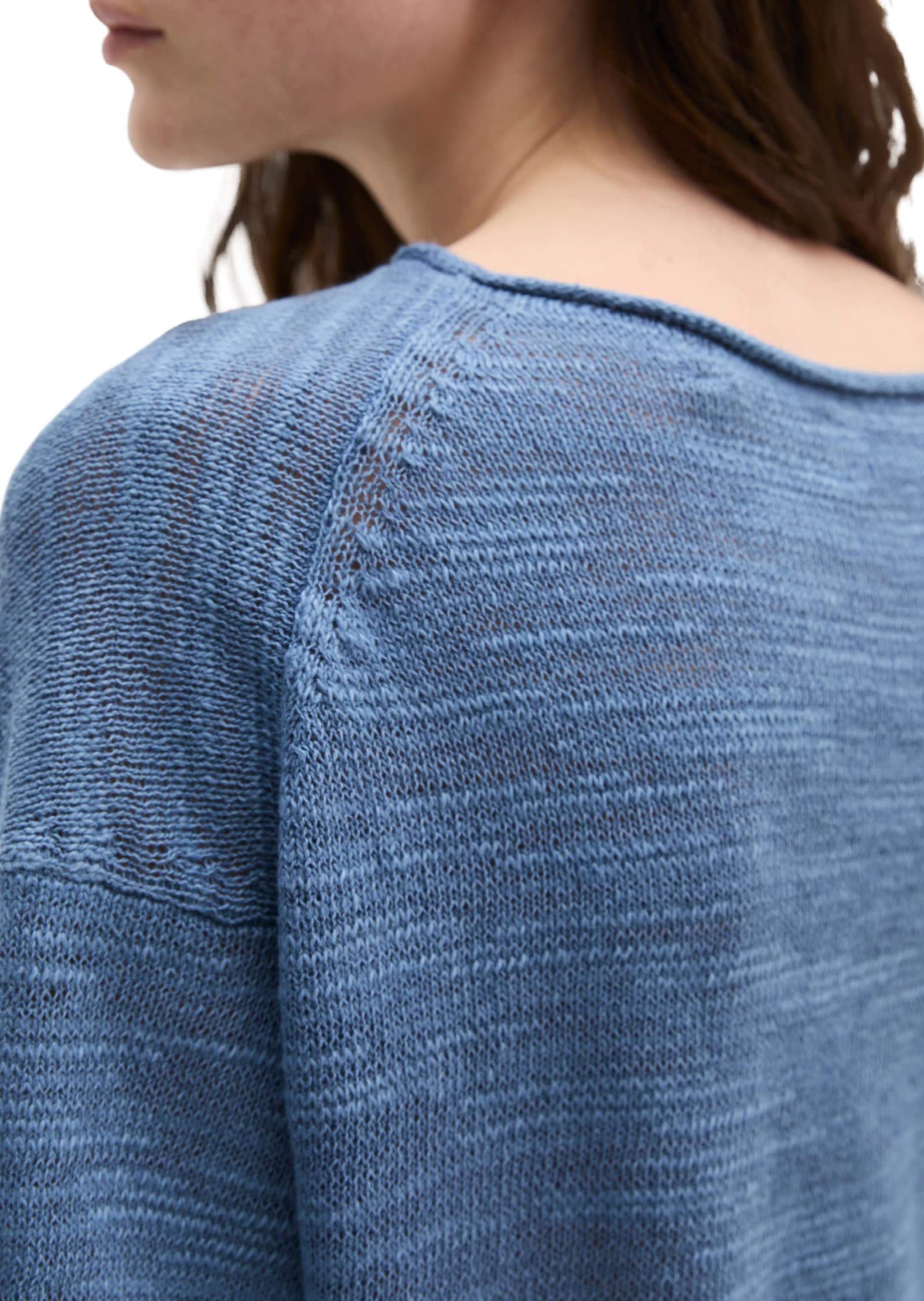Marc O'Polo Strickpullover »aus Leinen-Baumwolle-Mix«