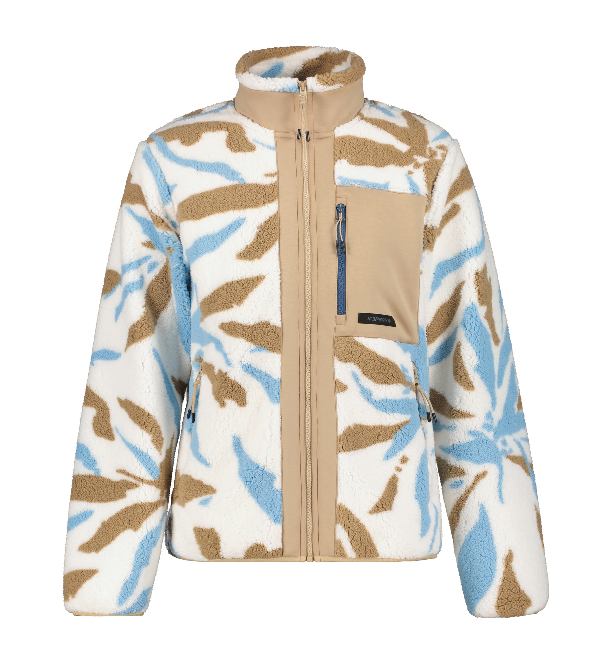 Icepeak Fleecejacke "ARDESE" mit Stehkragen, normale Passform, mit Reißvers günstig online kaufen