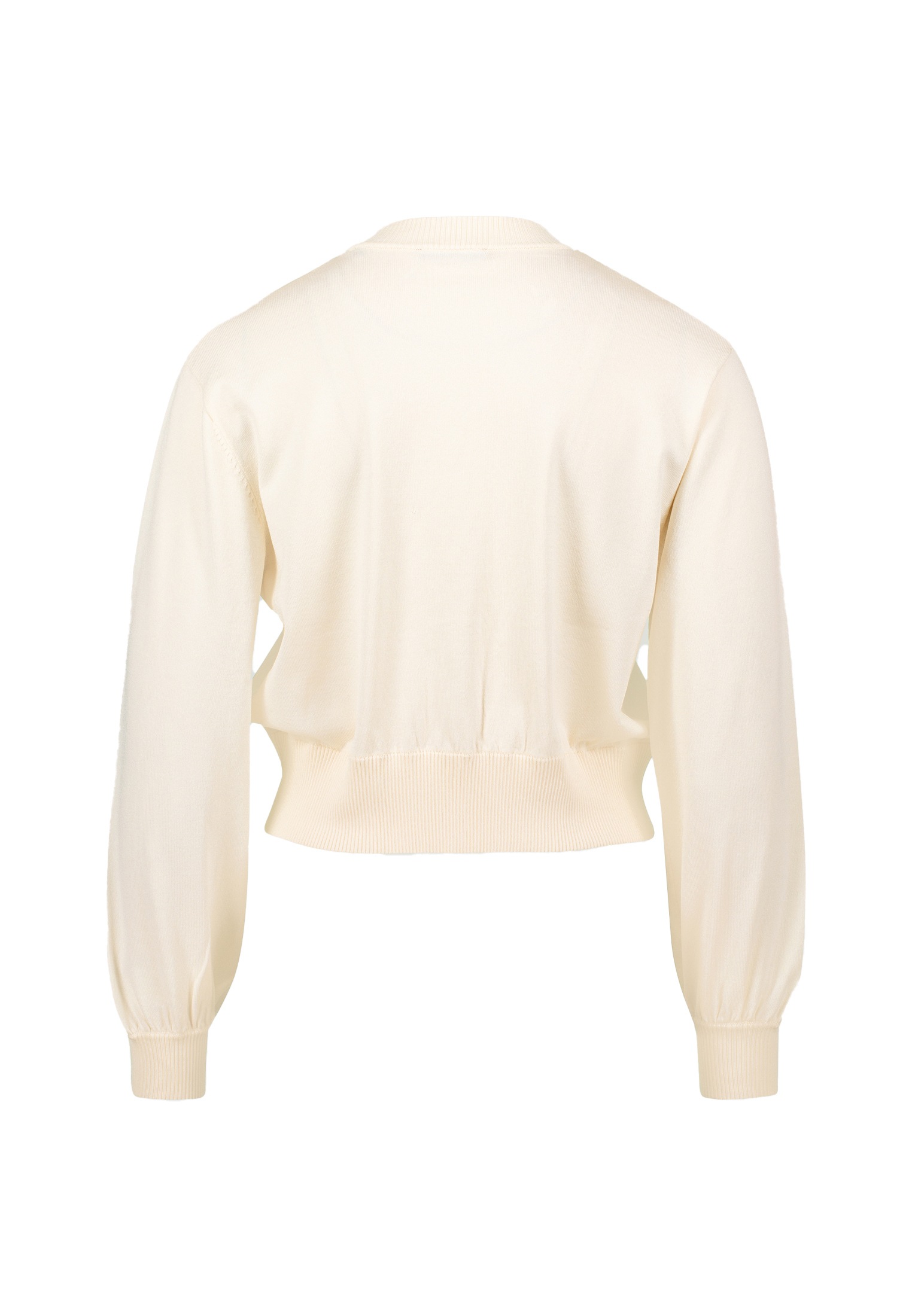 Zero Strickjacke »zero Strickjacke mit Satinvorderseite«, Knopfleiste