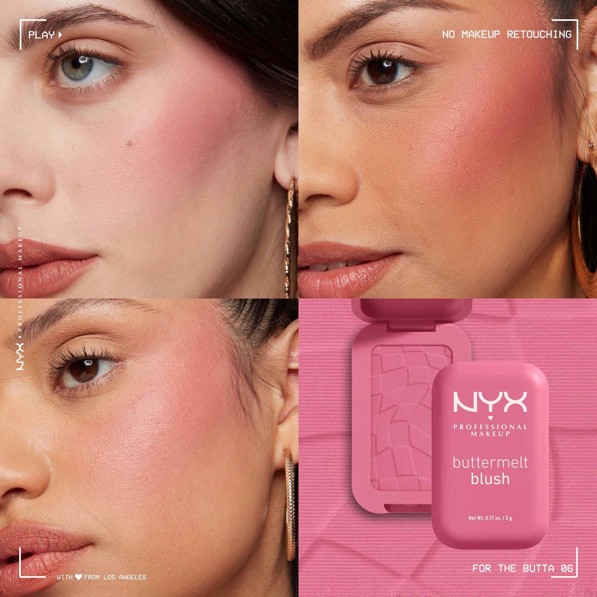 NYX Rouge »Makeup Buttermelt Blush«