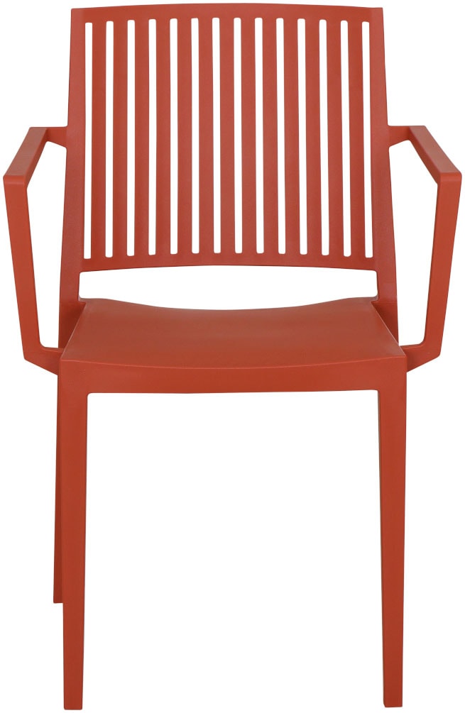 Siena Garden Gartensessel »Lane 2er Set Stapelsessel brick« Set, 2 Stk. tlg. Gestell, Polypropylen/Glasfaser