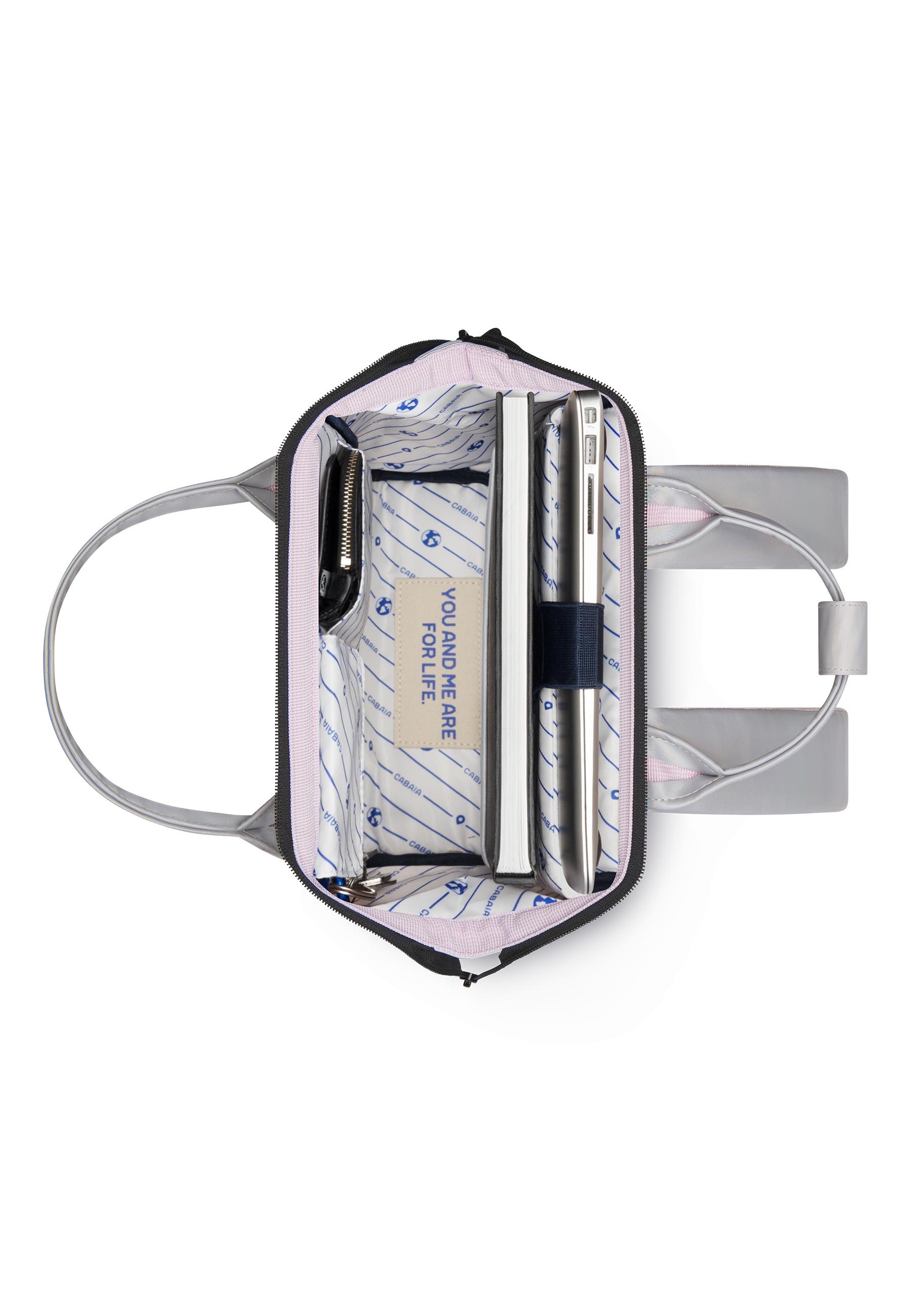CABAIA Tagesrucksack »Adventurer S Iridescent«, Holografischer Rucksack mit zwei Vordertaschen