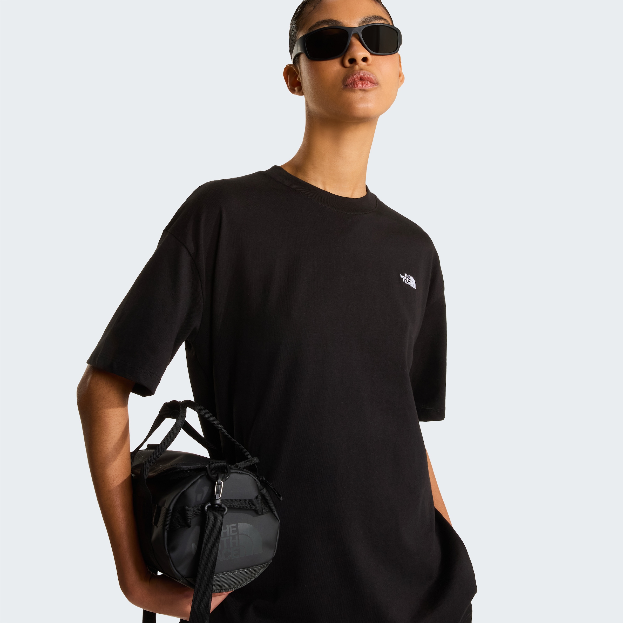 The North Face T-Shirt »W TNF ESSENTIAL SIMPLE DOME OS SS TEE« Oversized Passform