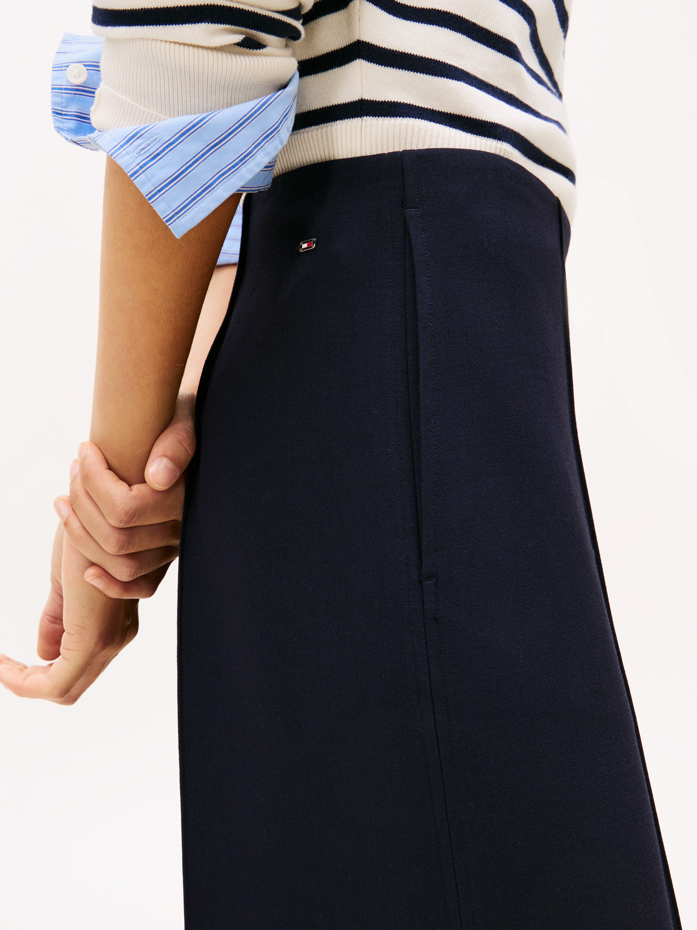 Tommy Hilfiger Anzughose "PUNTO WIDE LEG PANT" günstig online kaufen