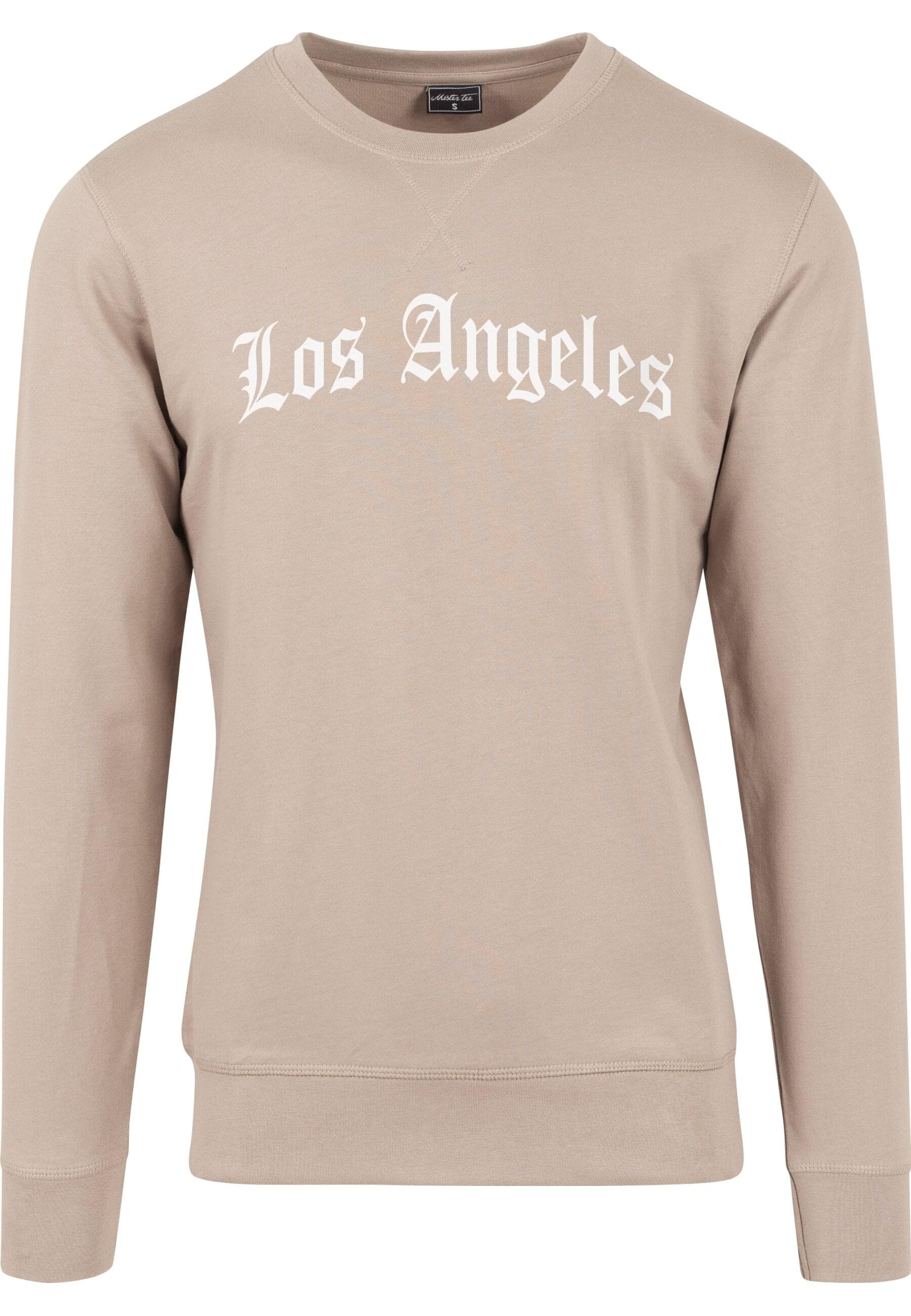 MisterTee Rundhalspullover »MisterTee Herren Los Angeles Wording Crewneck«