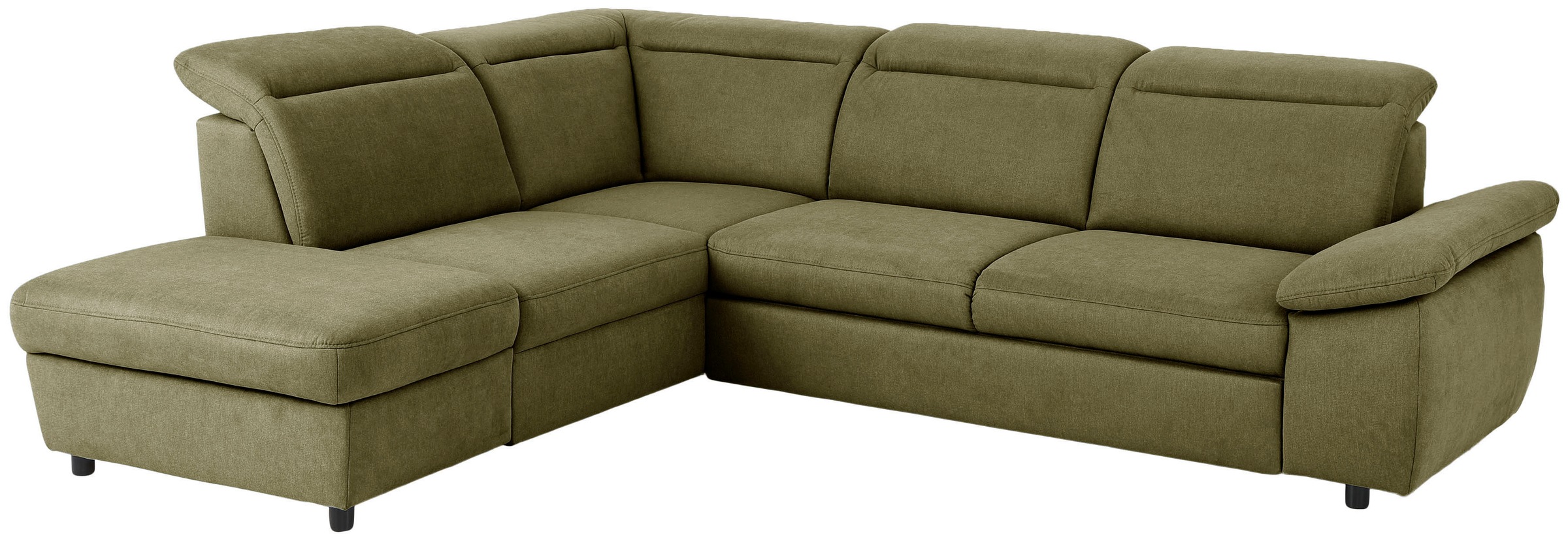 Home affaire Ecksofa "Mauritius L-Form" mit Ottomane, mit Kopfteil- und Arm günstig online kaufen