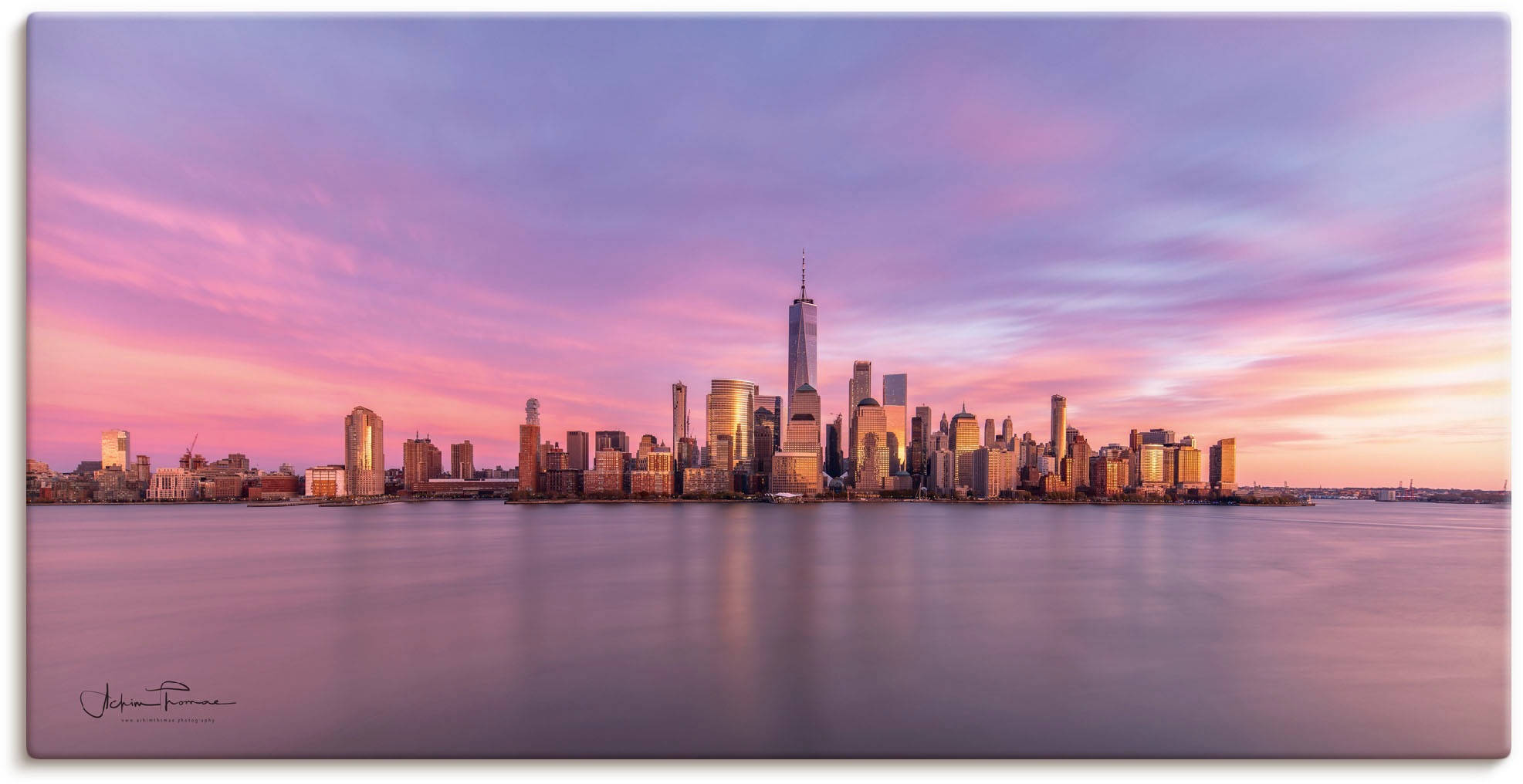 Artland Leinwandbild "Manhattan Skyline" New York 1 Stk. tlg. auf Holzrahme günstig online kaufen