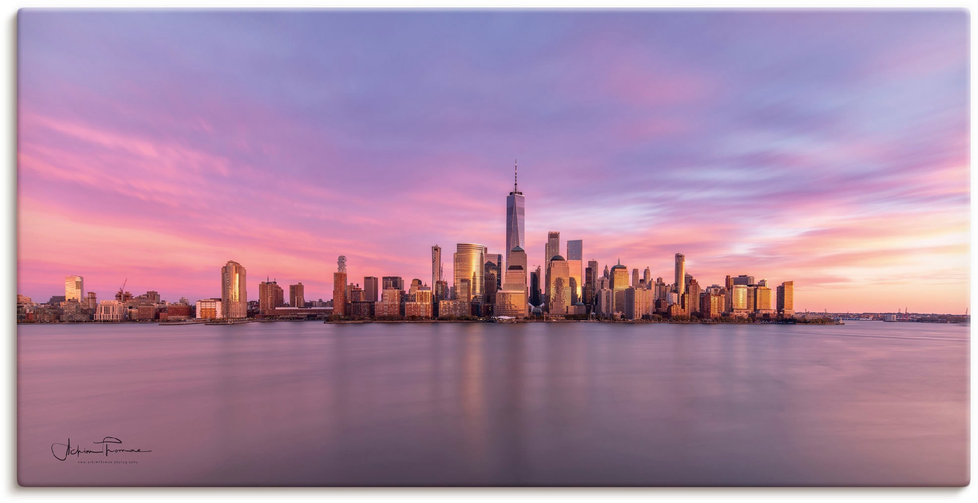 Artland Wandbild "Manhattan Skyline" New York 1 Stk. tlg. auf Holzrahmen ge günstig online kaufen