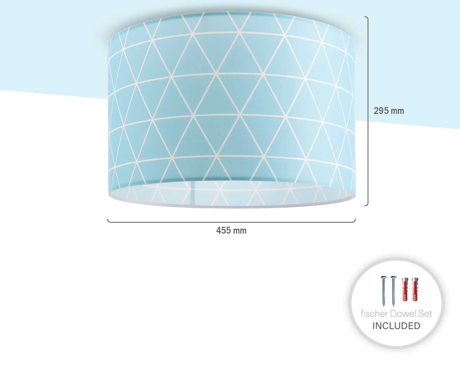 Paco Home Deckenleuchte »Stella 401«, 1 flammig, Leuchtmittel E27 | ohne Leuchtmittel, Deckenlampe Wohnzimmer Schlafzimmer Hängelampe Skandi Rauten E27