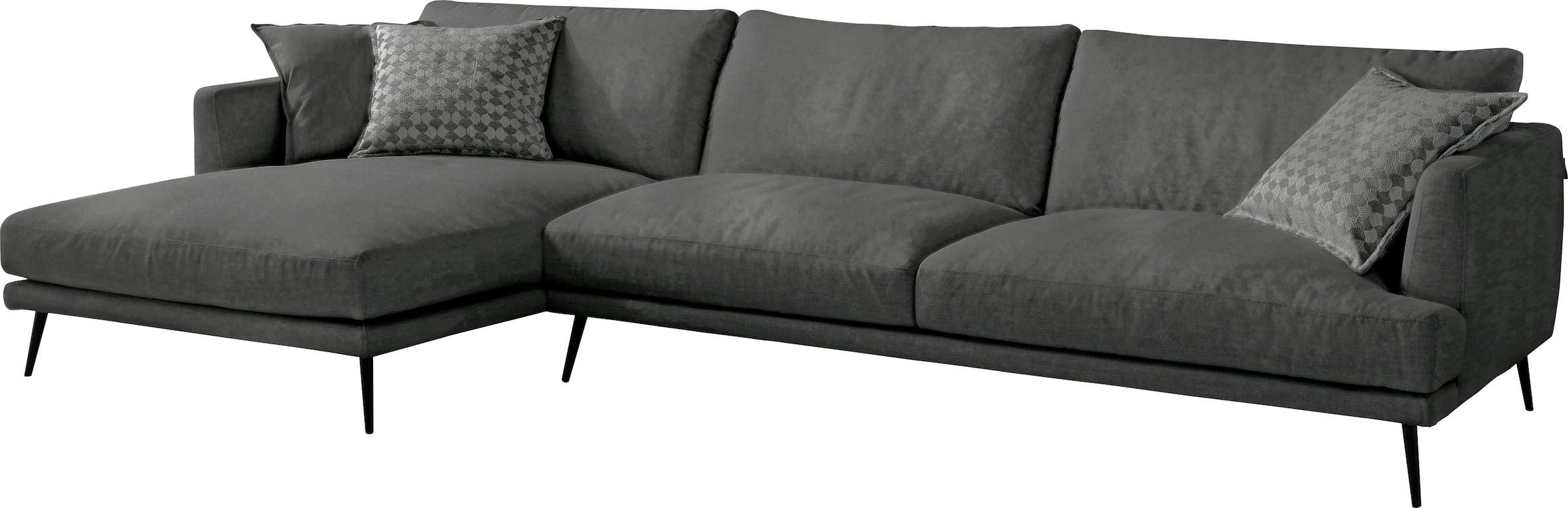 Egoitaliano Ecksofa "Sophia, Designsofa mit extrakomfortablem Sitzkomfort", günstig online kaufen