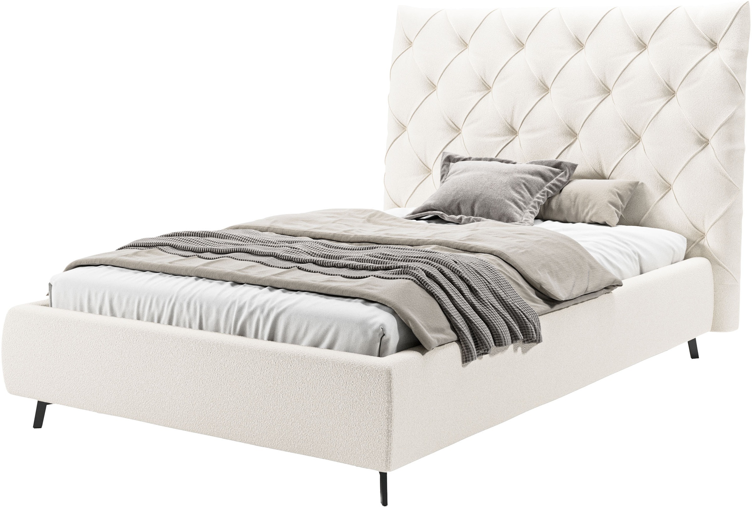 Home affaire Polsterbett "Maxime, in 4 Breiten bis 200cm, auch in Leder" Ko günstig online kaufen