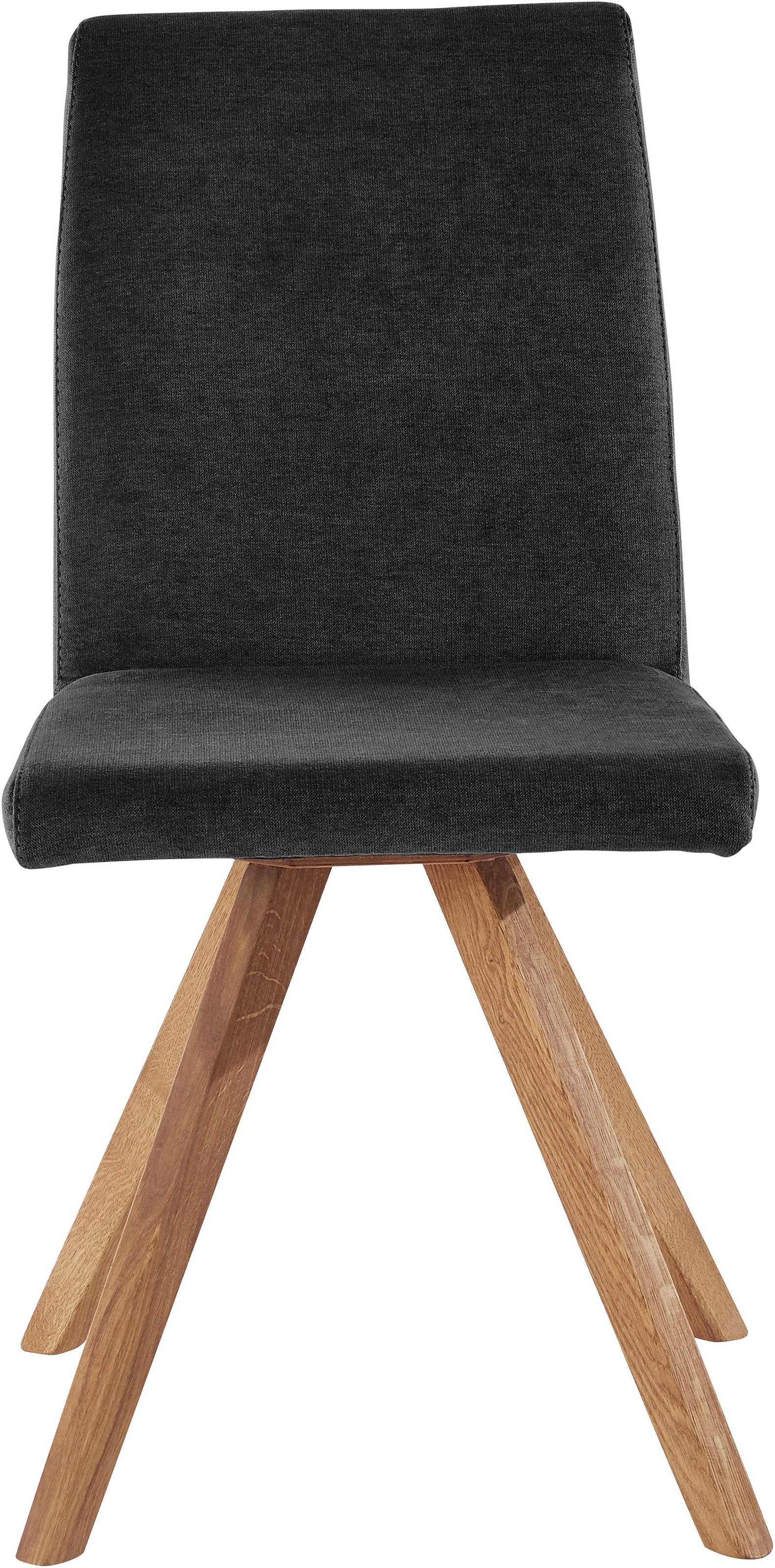 Thumbnail - Home affaire Schalenstuhl "Rio" (Set) 2 Stk.Bezug in Kunstleder oder Strukturstoff und das Gestell ist Eiche geölt