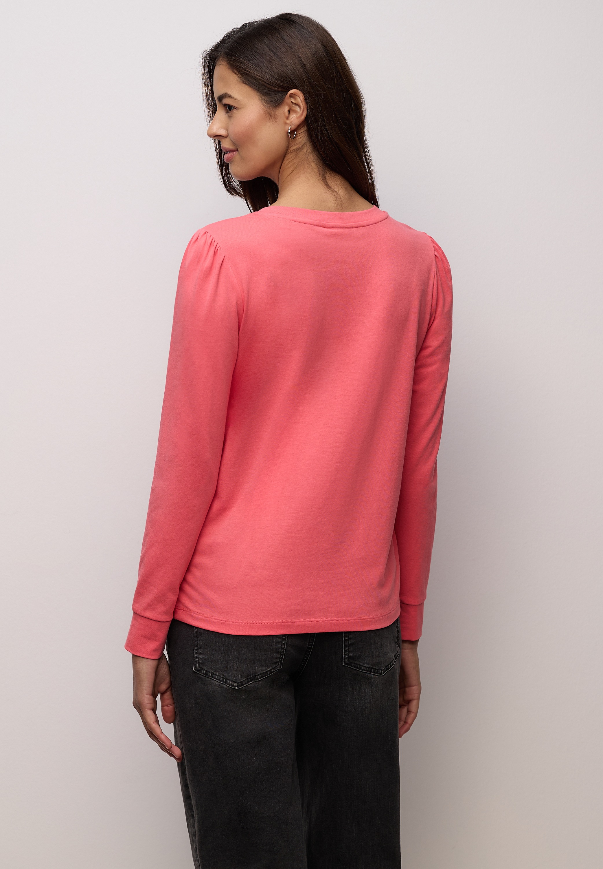 STREET ONE Langarmshirt mit Rundhalsausschnitt günstig online kaufen