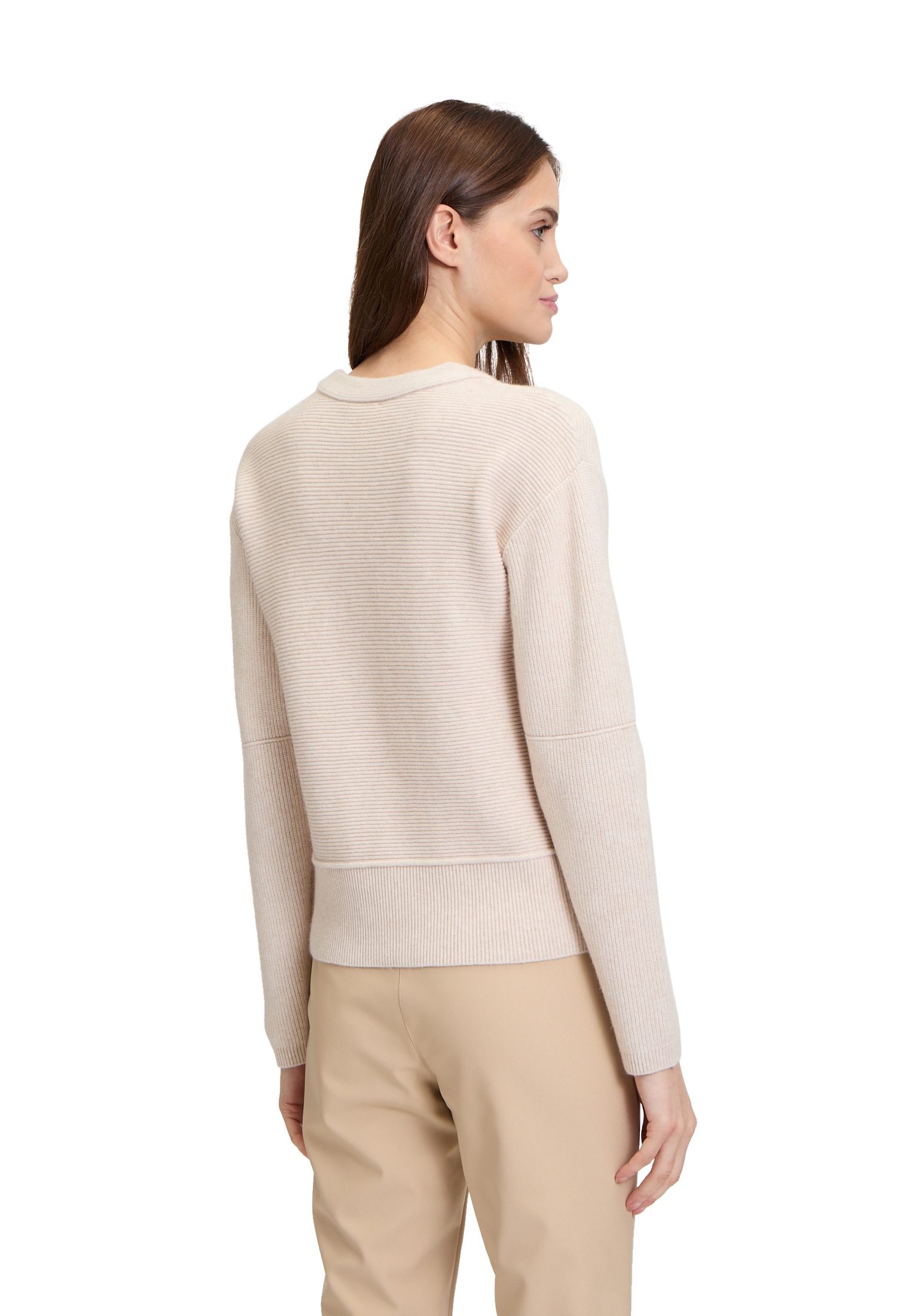 Betty Barclay Strickpullover »Betty Barclay Damen Strickpullover mit Rippenstruktur«, (1 tlg.), Bindeband
