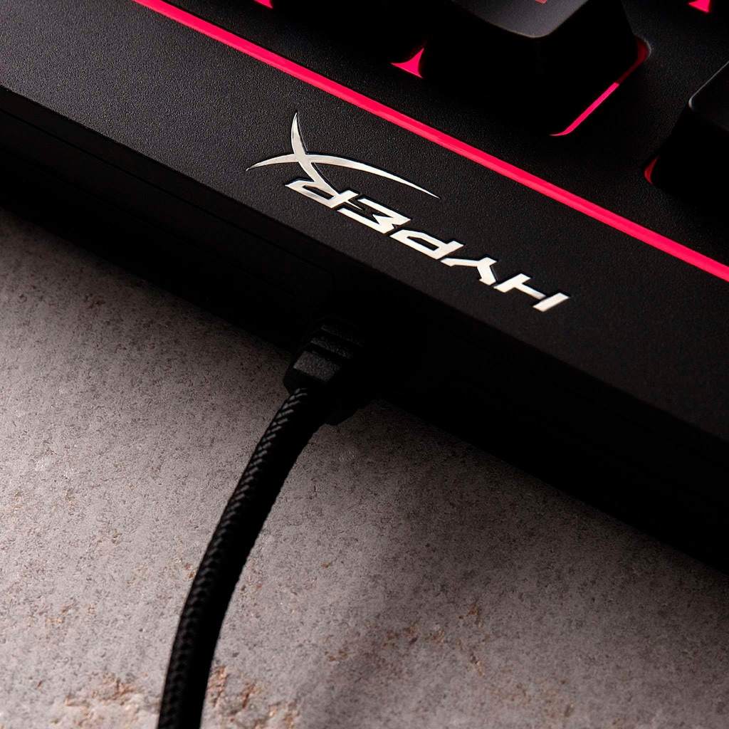 HyperX Gaming-Tastatur »Alloy Core RGB - Membrane«, (Multimedia-Tasten-USB-Anschluss-Ziffernblock)