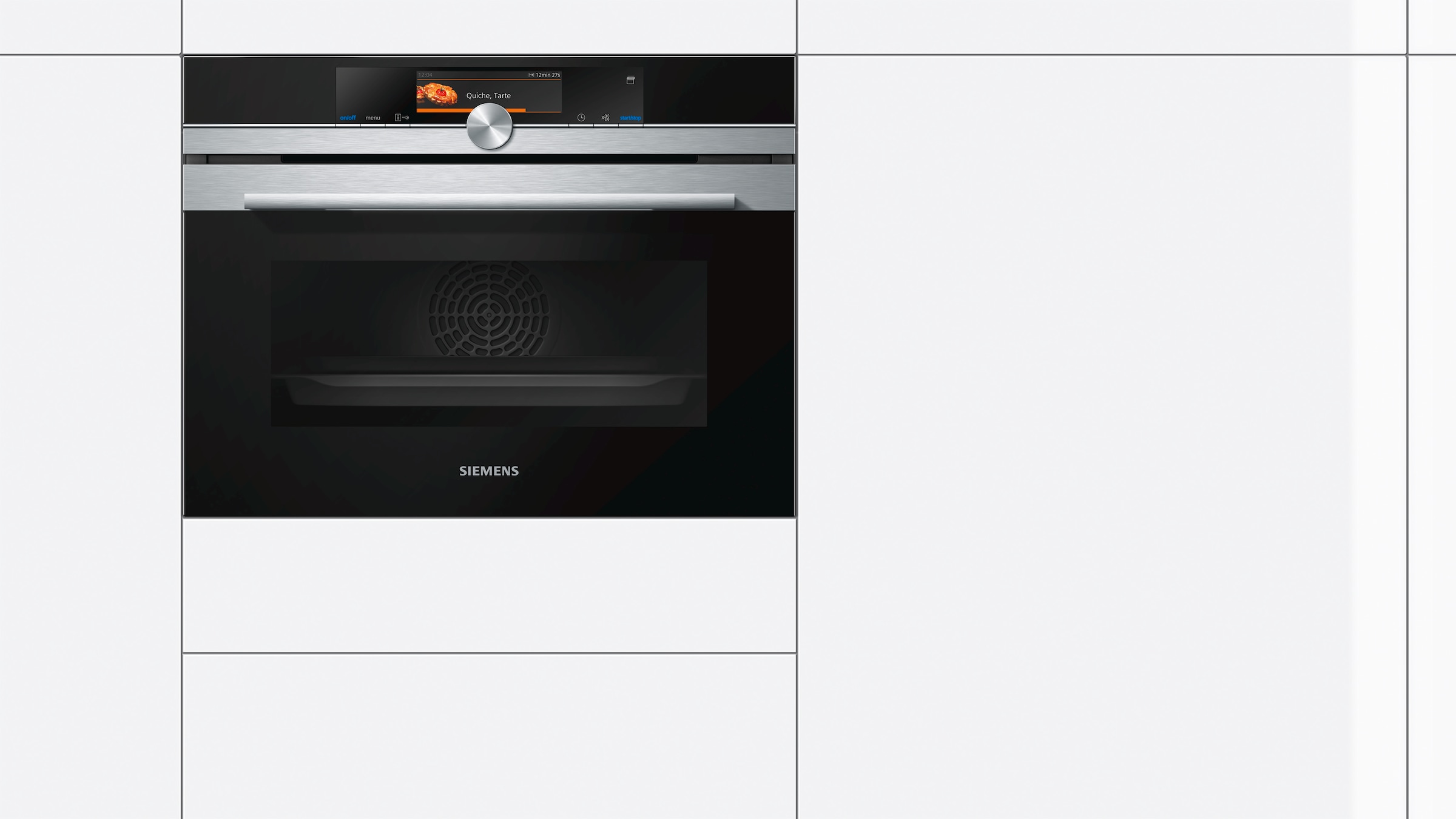 SIEMENS Dampfbackofen iQ700 »CS658GRS7«, mit 1-fach-Teleskopauszug, ecoClean Plus