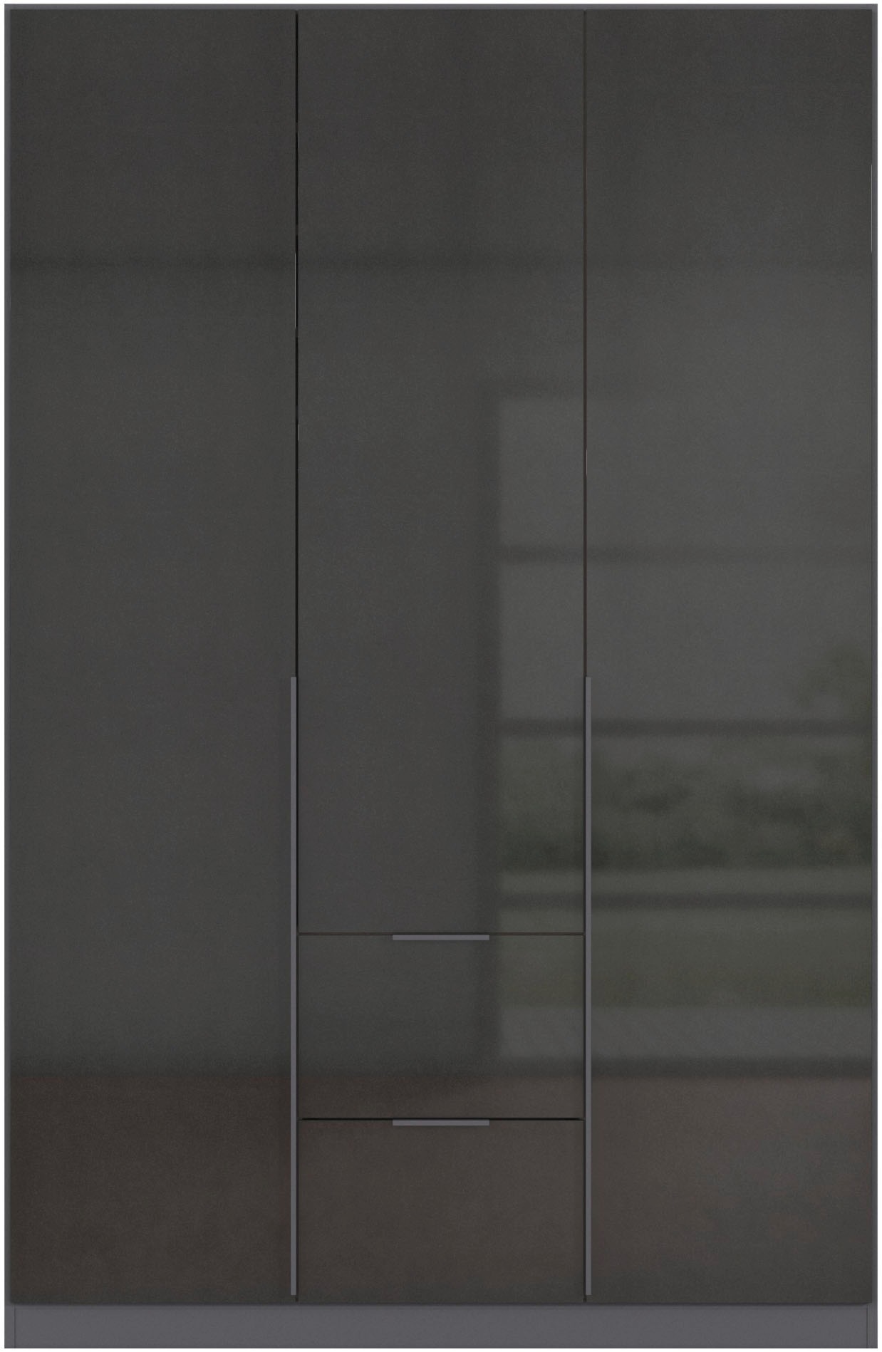 rauch Drehtürenschrank »Kleiderschrank Schrank Garderobe AGORDO mit Dekor- oder Hochglanzfront«, (in zwei Griff-Farben mit Dekor- oder Hochglanzfront), mit Außenschubkästen, in 6 Breiten und 2 Höhen MADE IN GERMANY