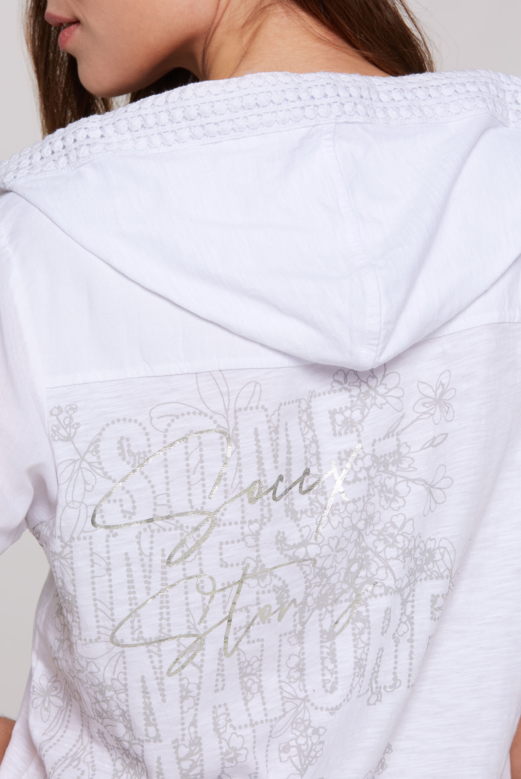 SOCCX Kapuzenshirt, mit Gummizug im Saum